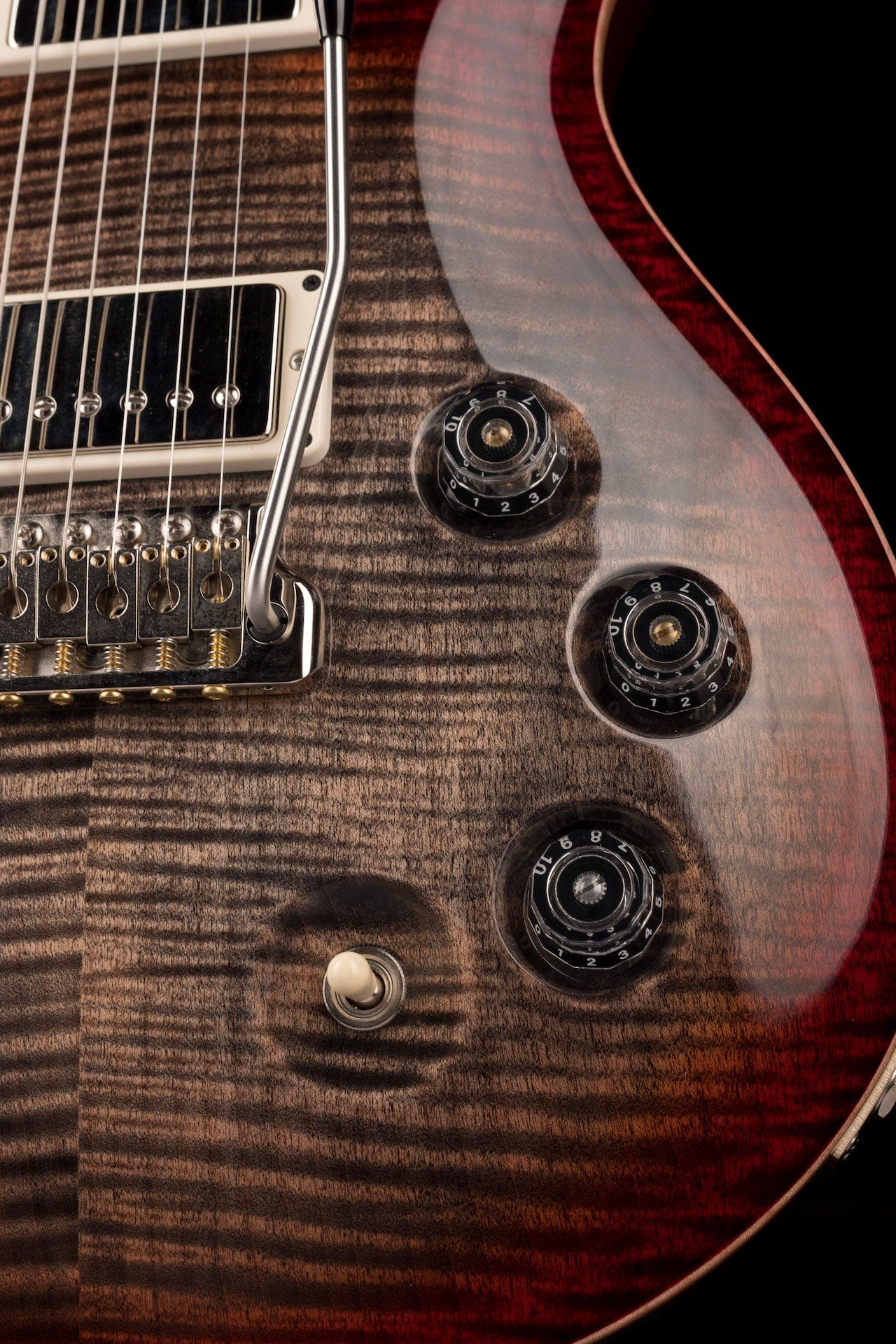Used PRS DGT Charcoal Cherry Burst with OHSC - Image 8