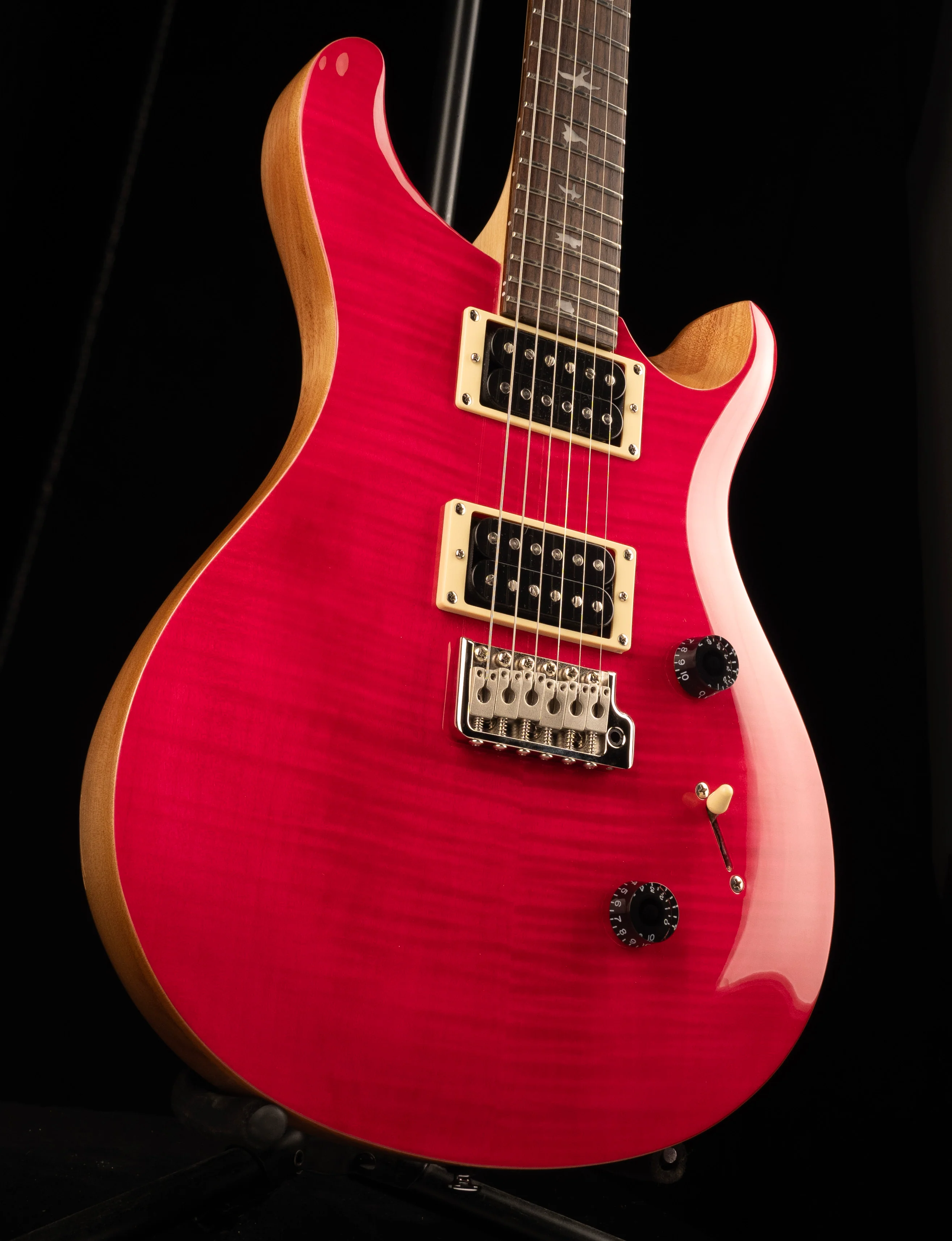 Used PRS SE Custom 24 Bonnie Pink With Gig Bag - Image 3