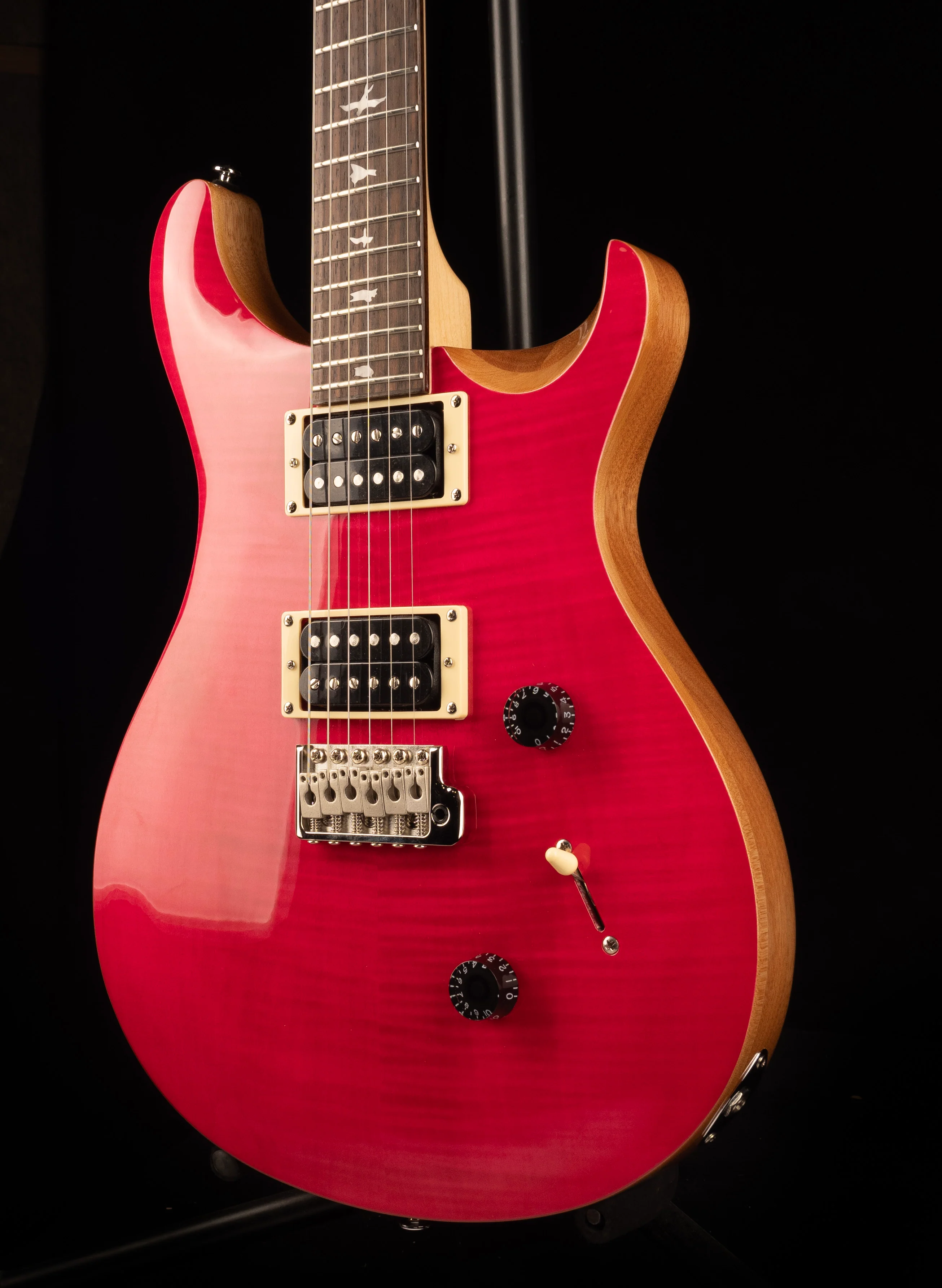 Used PRS SE Custom 24 Bonnie Pink With Gig Bag - Image 4