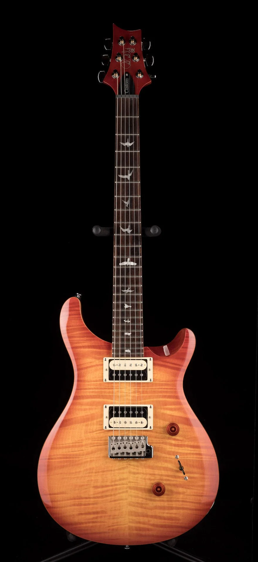 Used PRS SE Custom 24 Vintage Sunburst with Gig Bag - Image 2