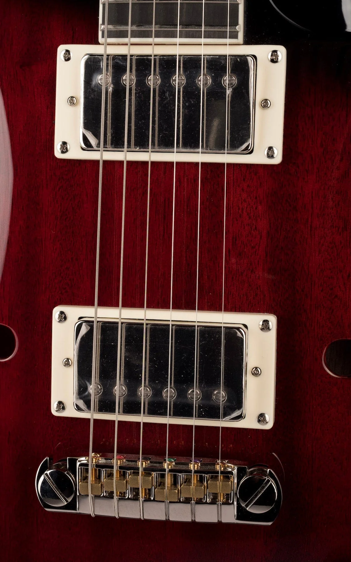 Used PRS SE Hollowbody Standard Fire Red Burst with OHSC - Image 7