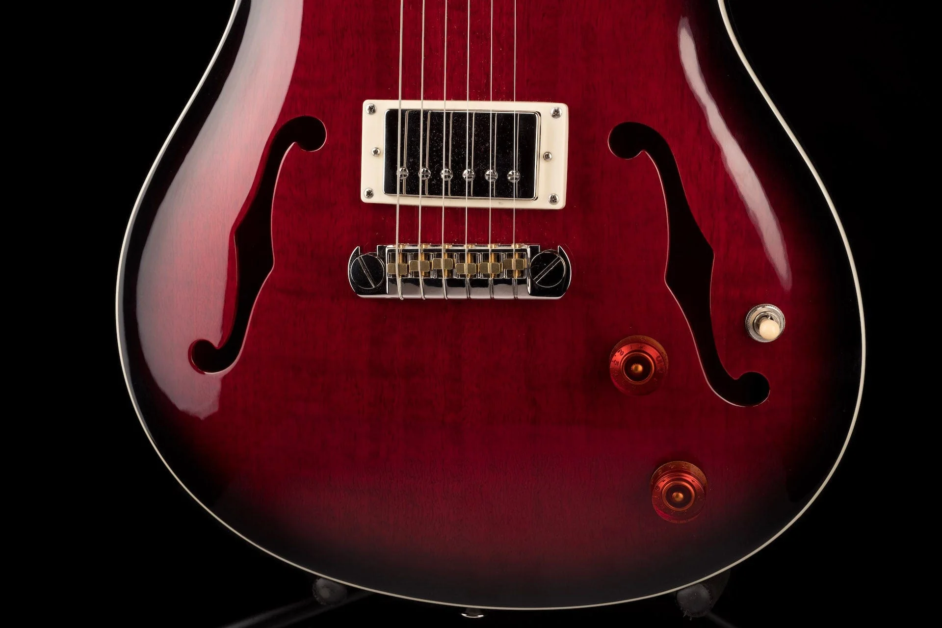 Used PRS SE Hollowbody Standard Fire Red With OHSC - Image 4