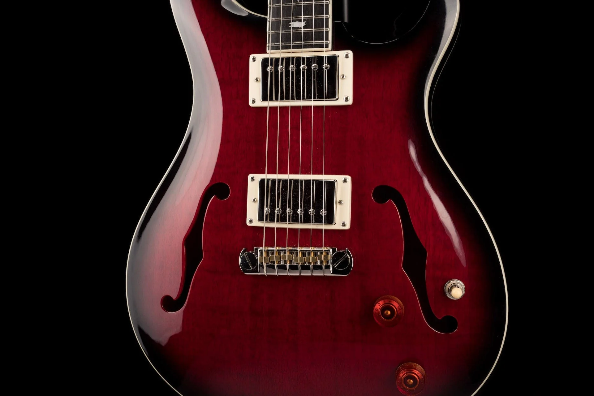 Used PRS SE Hollowbody Standard Fire Red With OHSC - Image 5