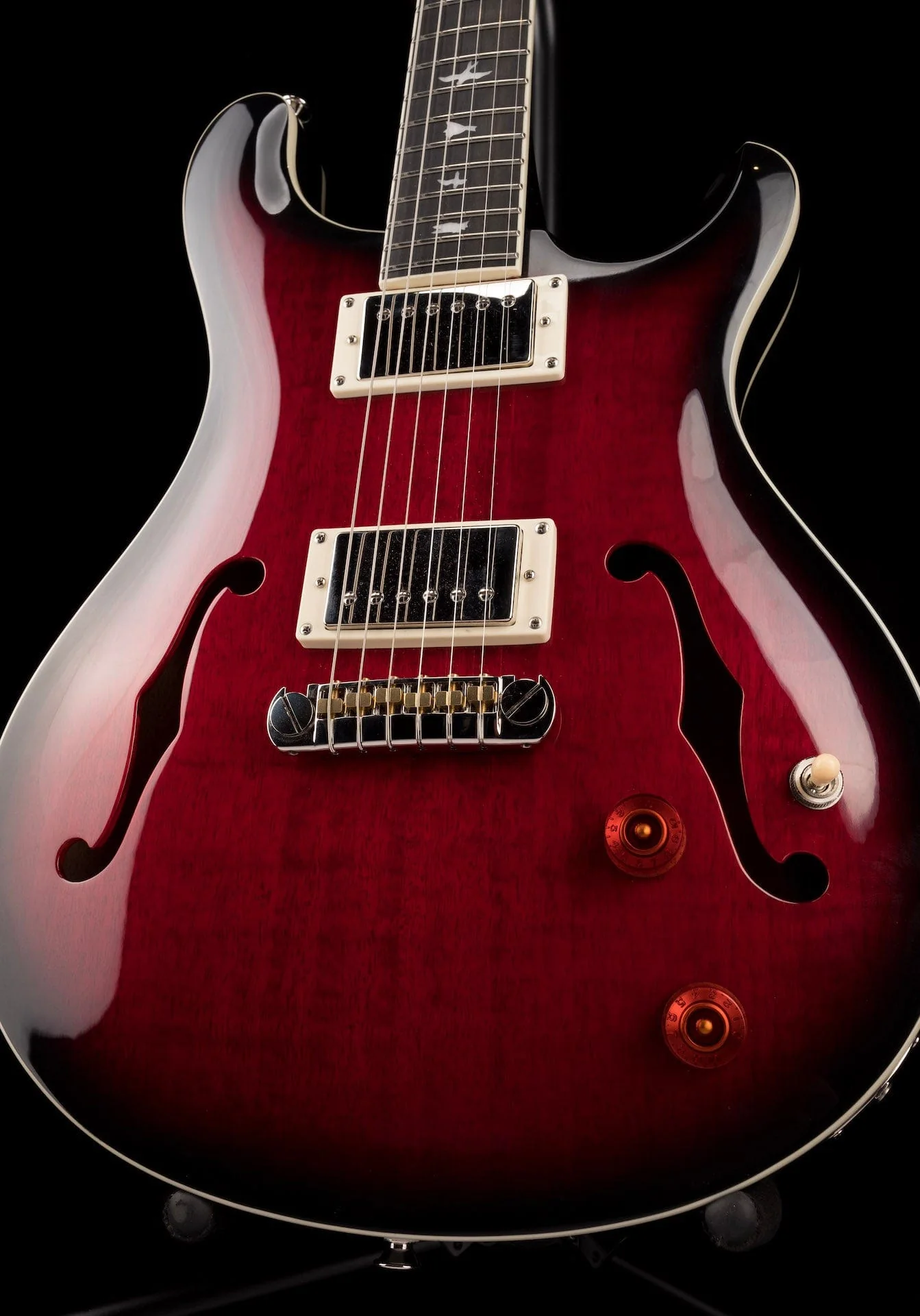 Used PRS SE Hollowbody Standard Fire Red With OHSC - Image 7