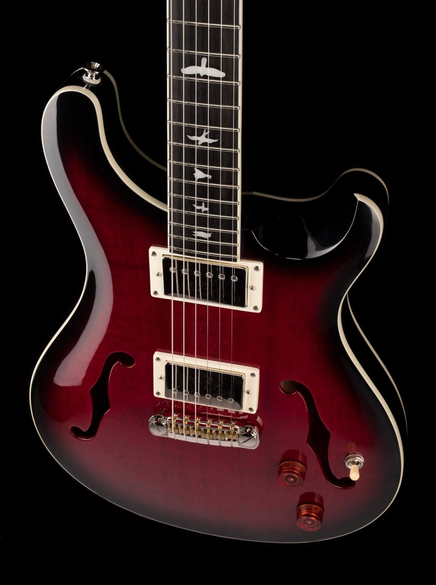 Used PRS SE Hollowbody Standard Fire Red With OHSC - Image 9