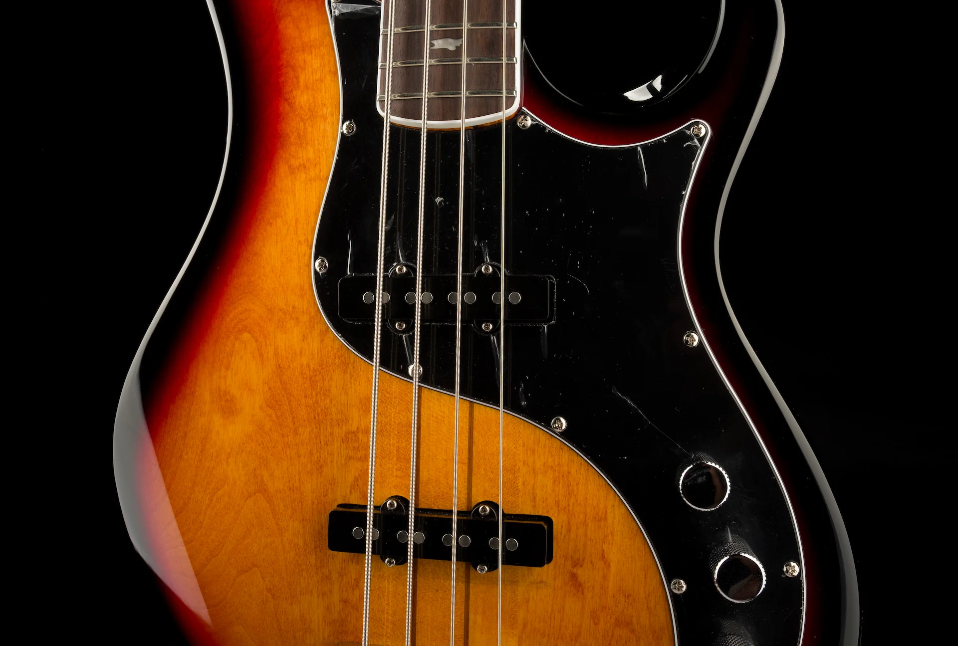 Used PRS SE Kestral Bass Tri Color Burst With Gig Bag - Image 6