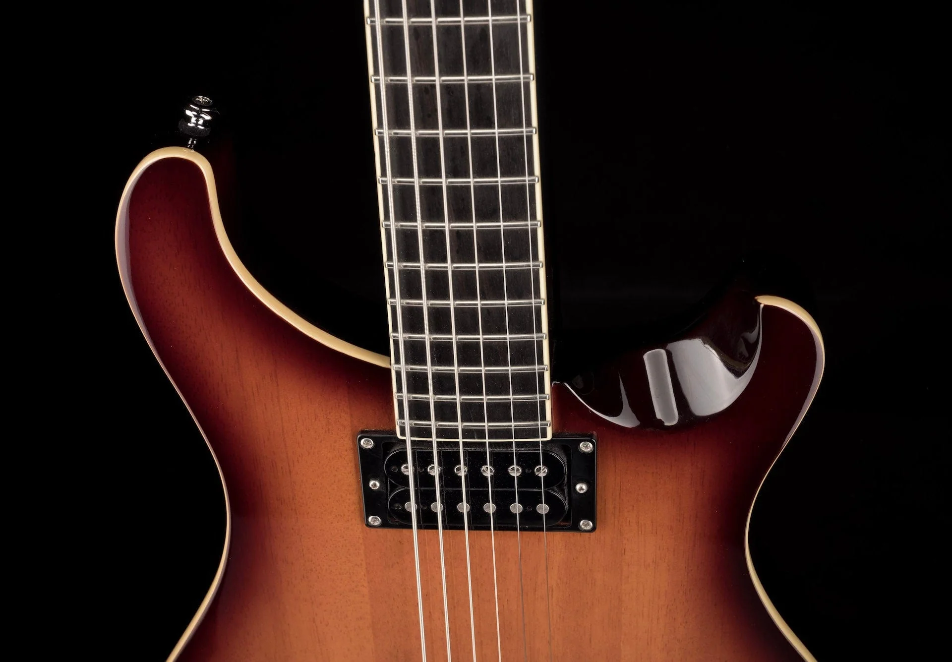 Used PRS SE Mike Mushok Baritone Brown Burst with Gig Bag - Image 3
