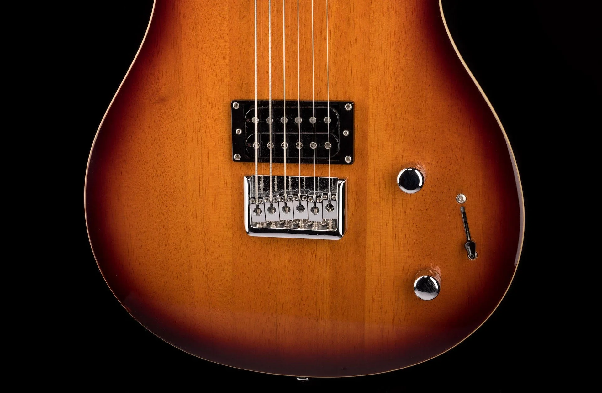 Used PRS SE Mike Mushok Baritone Brown Burst with Gig Bag - Image 5