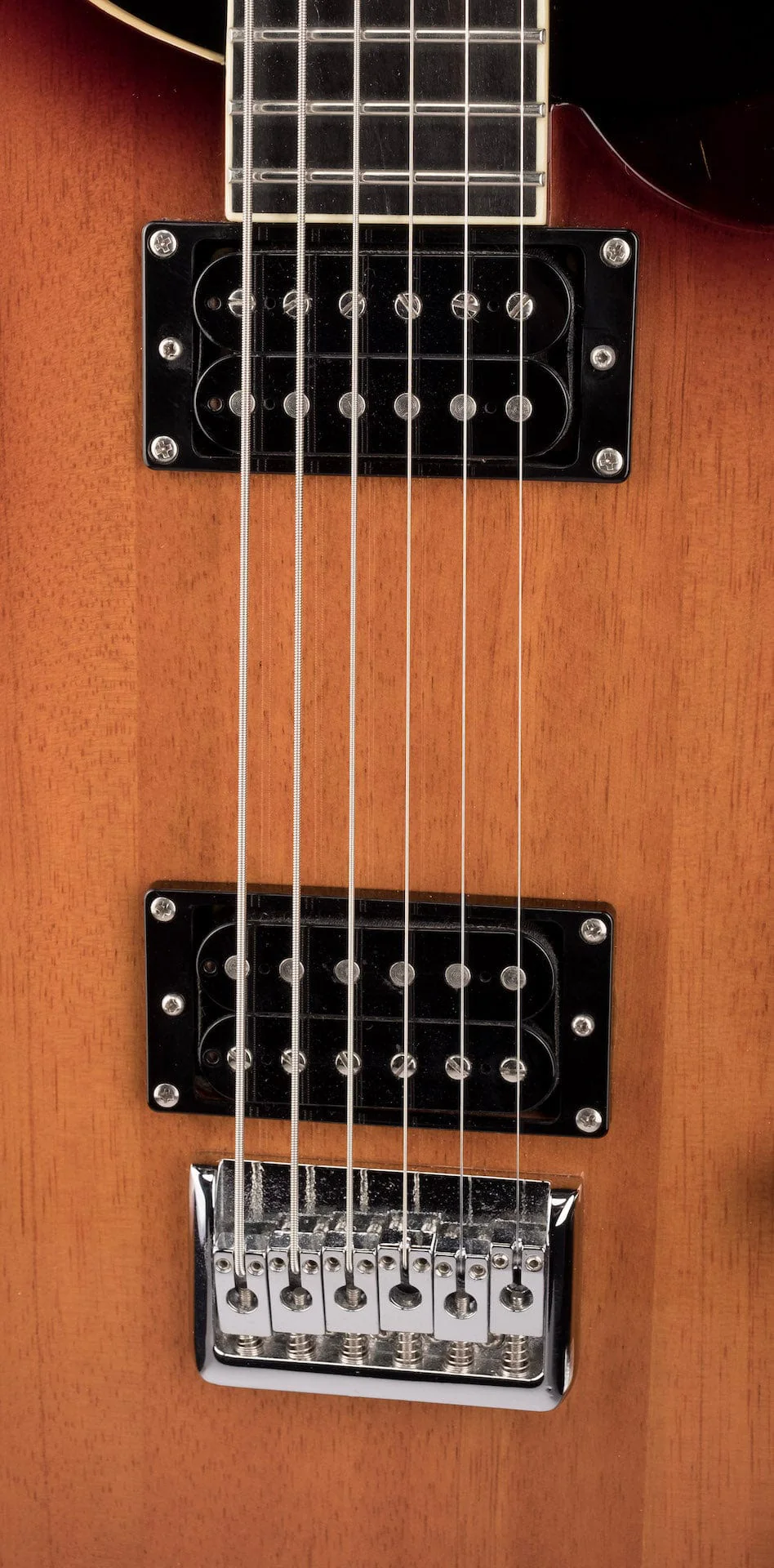 Used PRS SE Mike Mushok Baritone Brown Burst with Gig Bag - Image 8