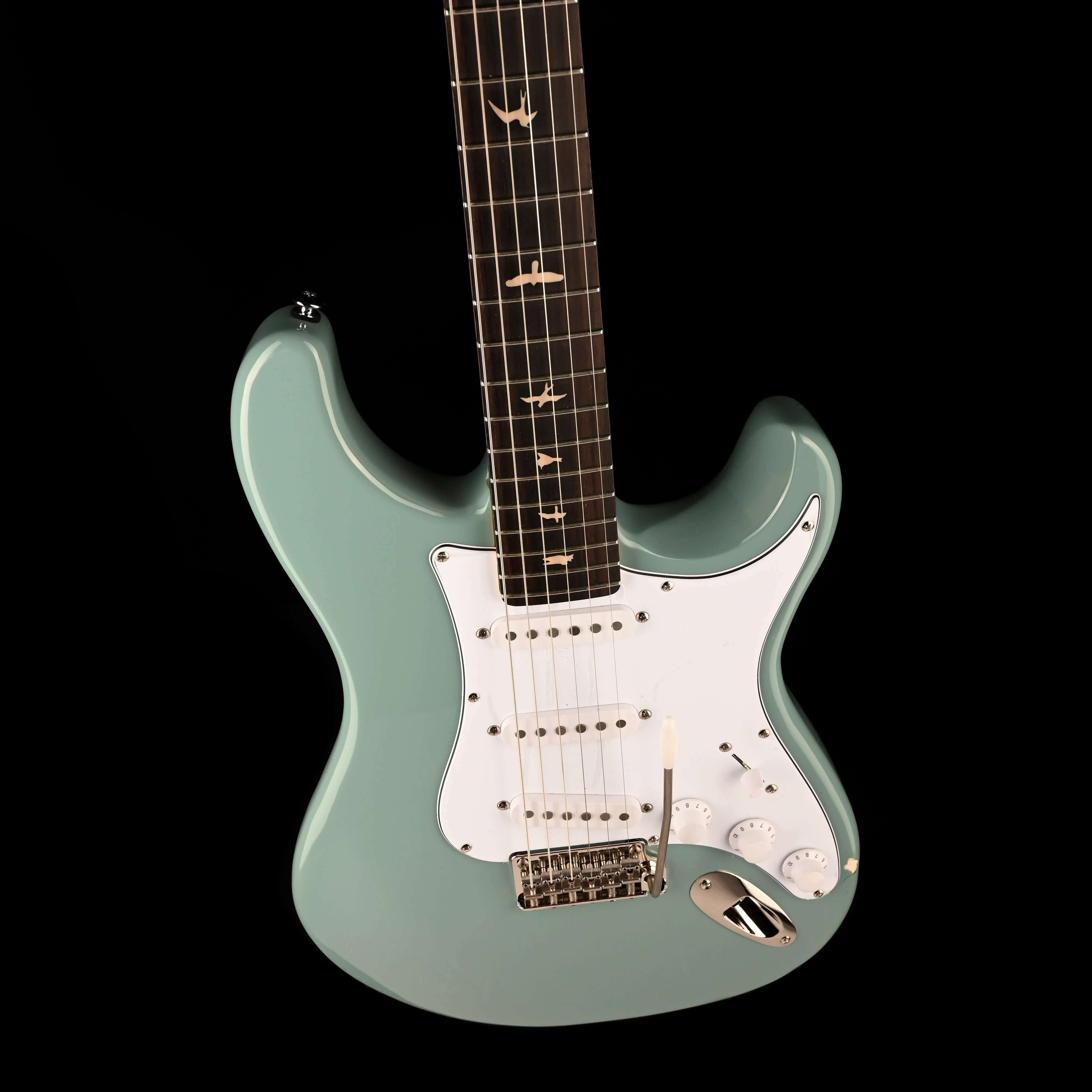 Used PRS SE Silver Sky Stone Blue with Gig Bag - Image 4