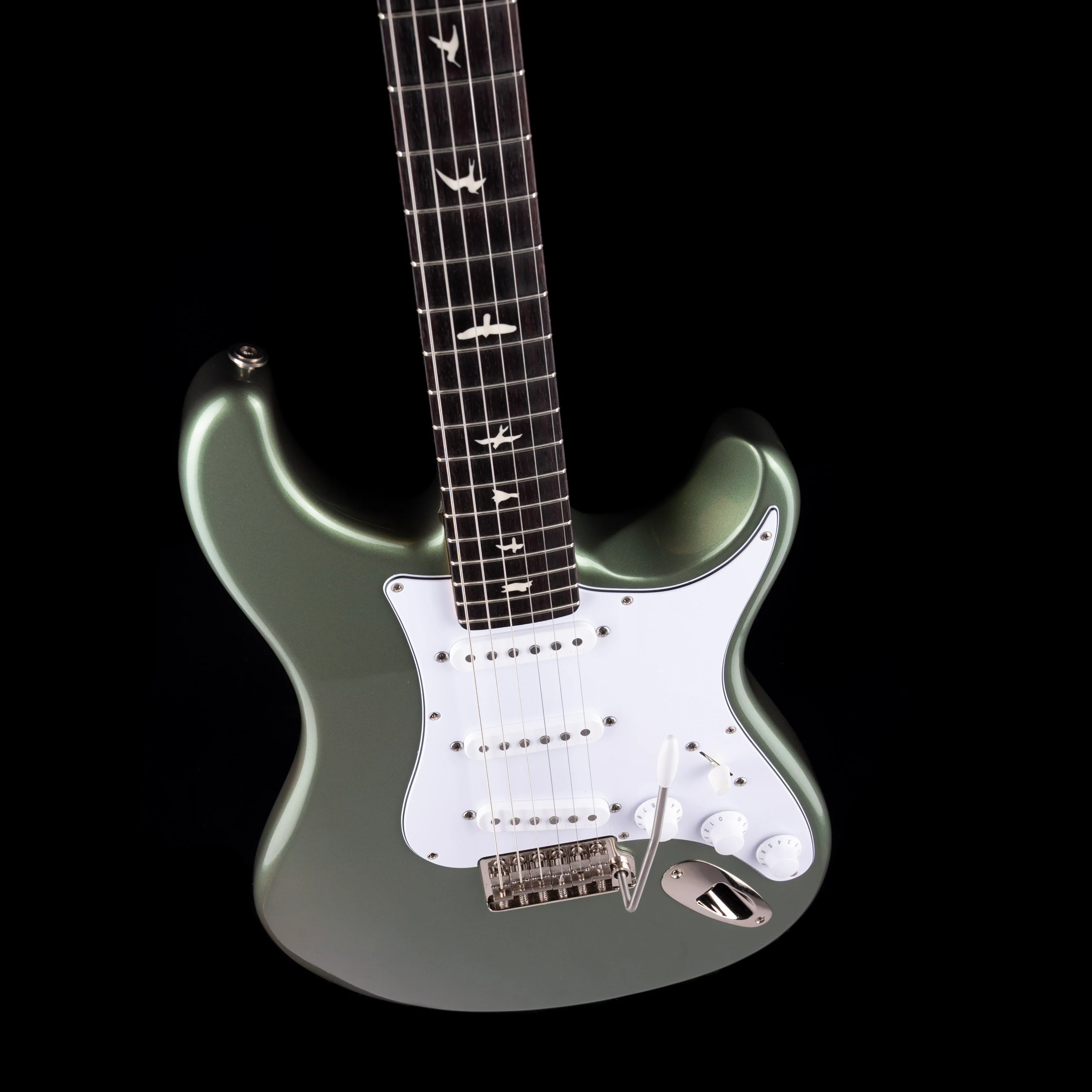 Used PRS Silver Sky Green Orion with Gig Bag - Serial # 0306277 - Image 3