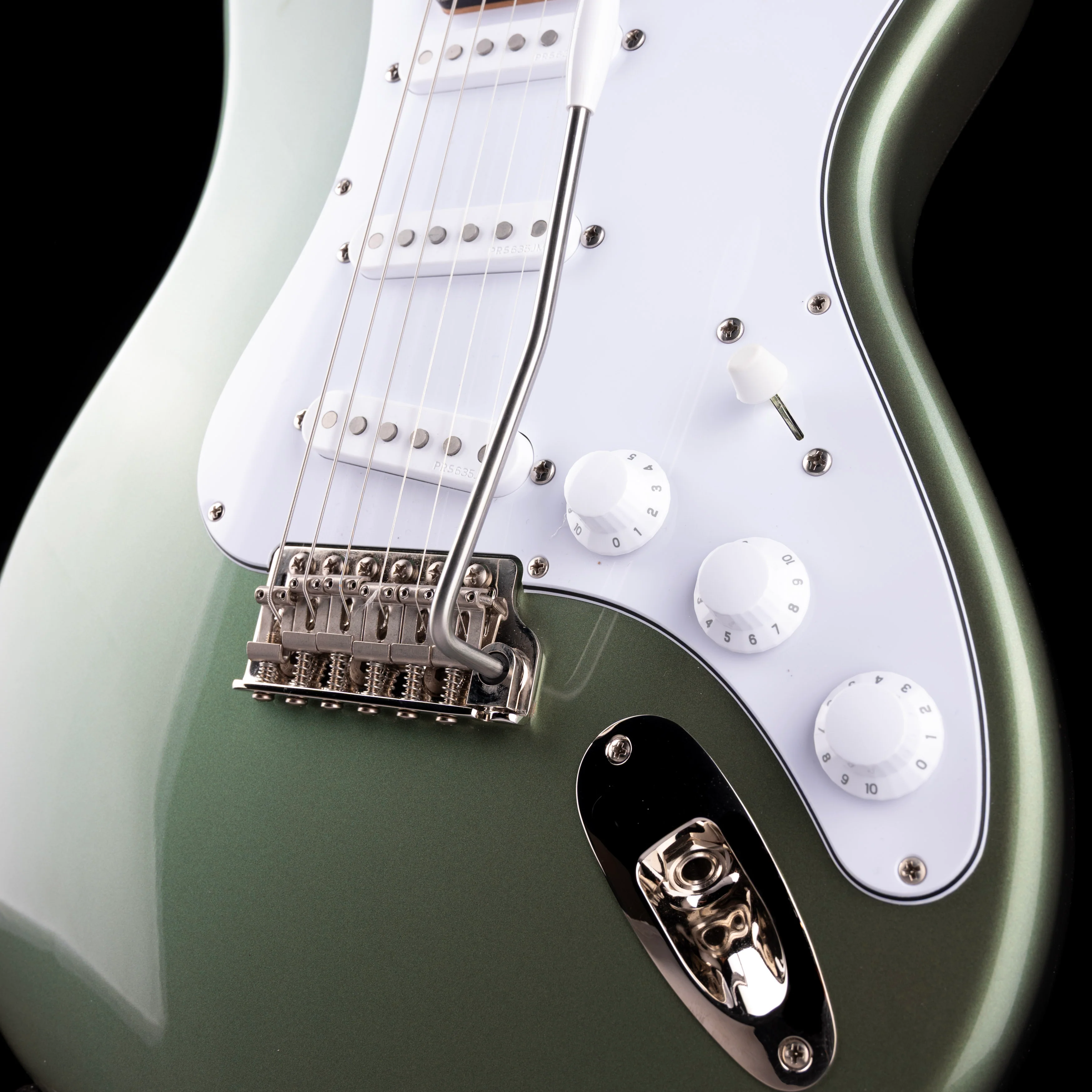 Used PRS Silver Sky Green Orion with Gig Bag - Serial # 0306277 - Image 5