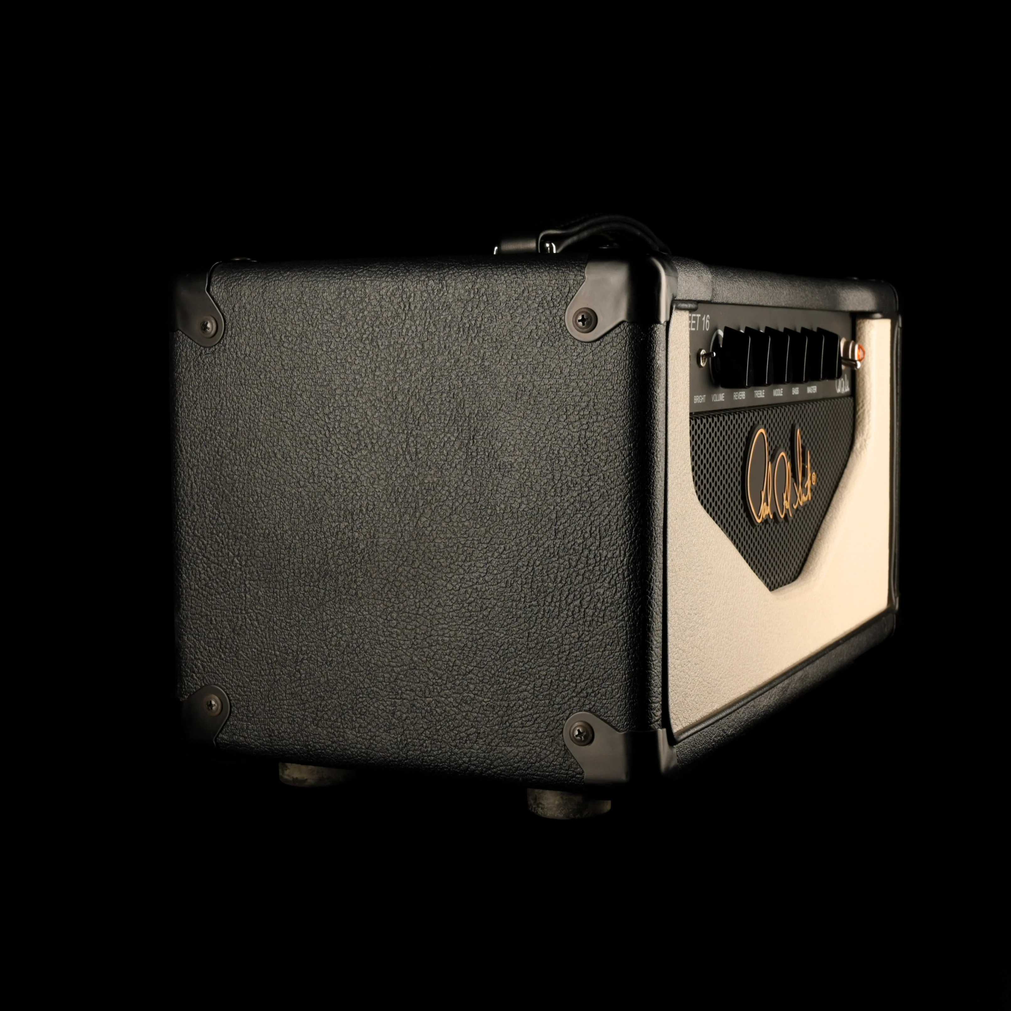 Used PRS Sweet 16 16-Watt Black Guitar Amp Head & Matching PRS 112 Tux Black Guitar Amp Cabinet - Image 7