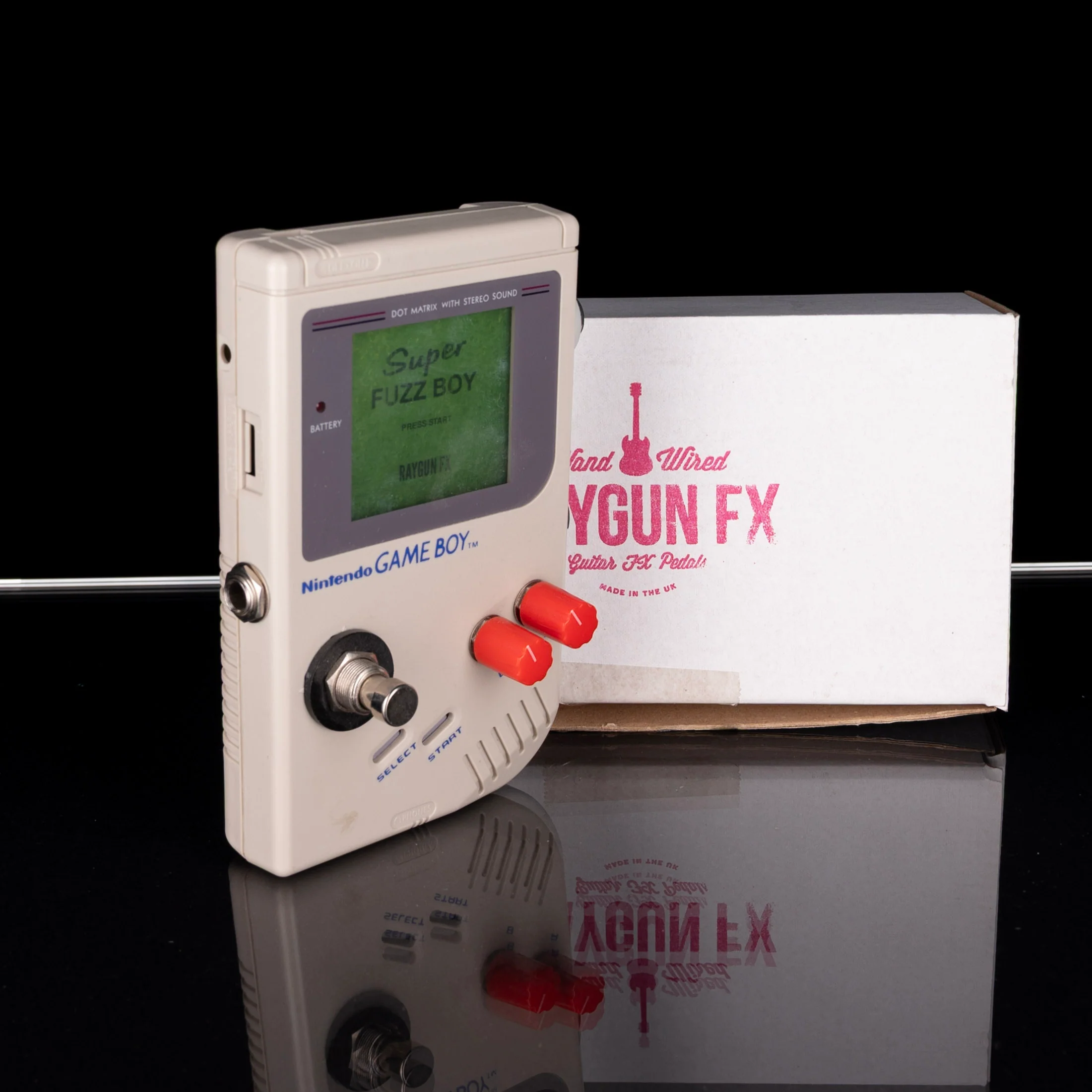Used Raygun FX Super Fuzz Boy Guitar Effect Pedal with Box