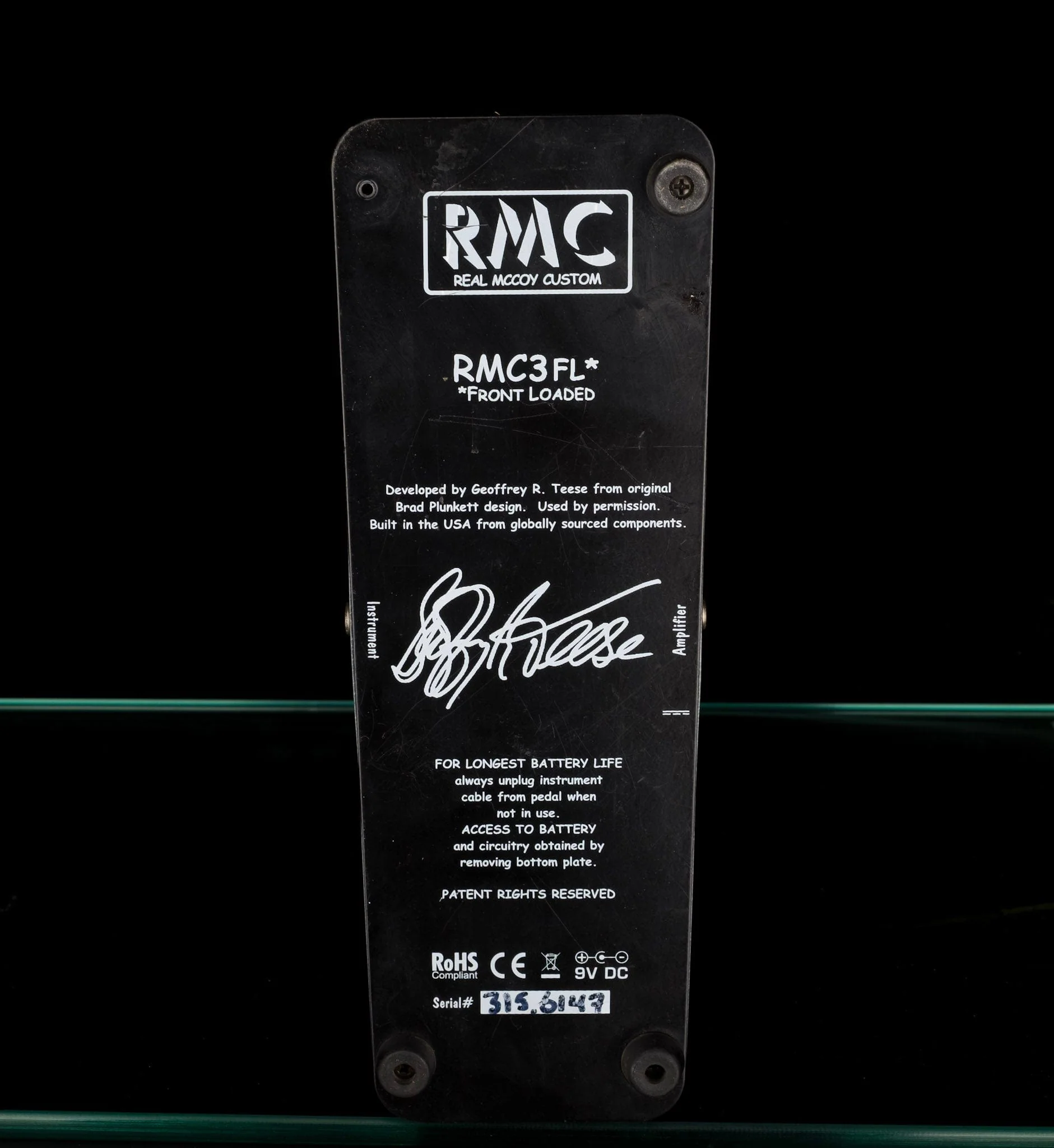 Used Real McCoy Custom RMC3FL Wah Pedal with Box - Image 3