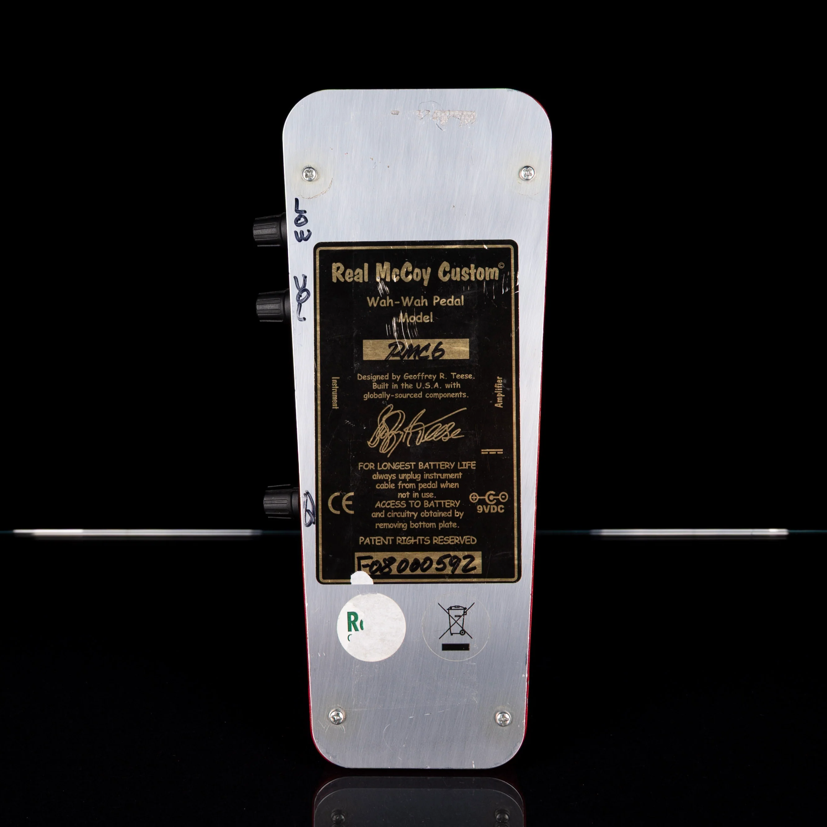 Used Real McCoy Custom RMC6 Wheels of Fire Wah Pedal - Image 2