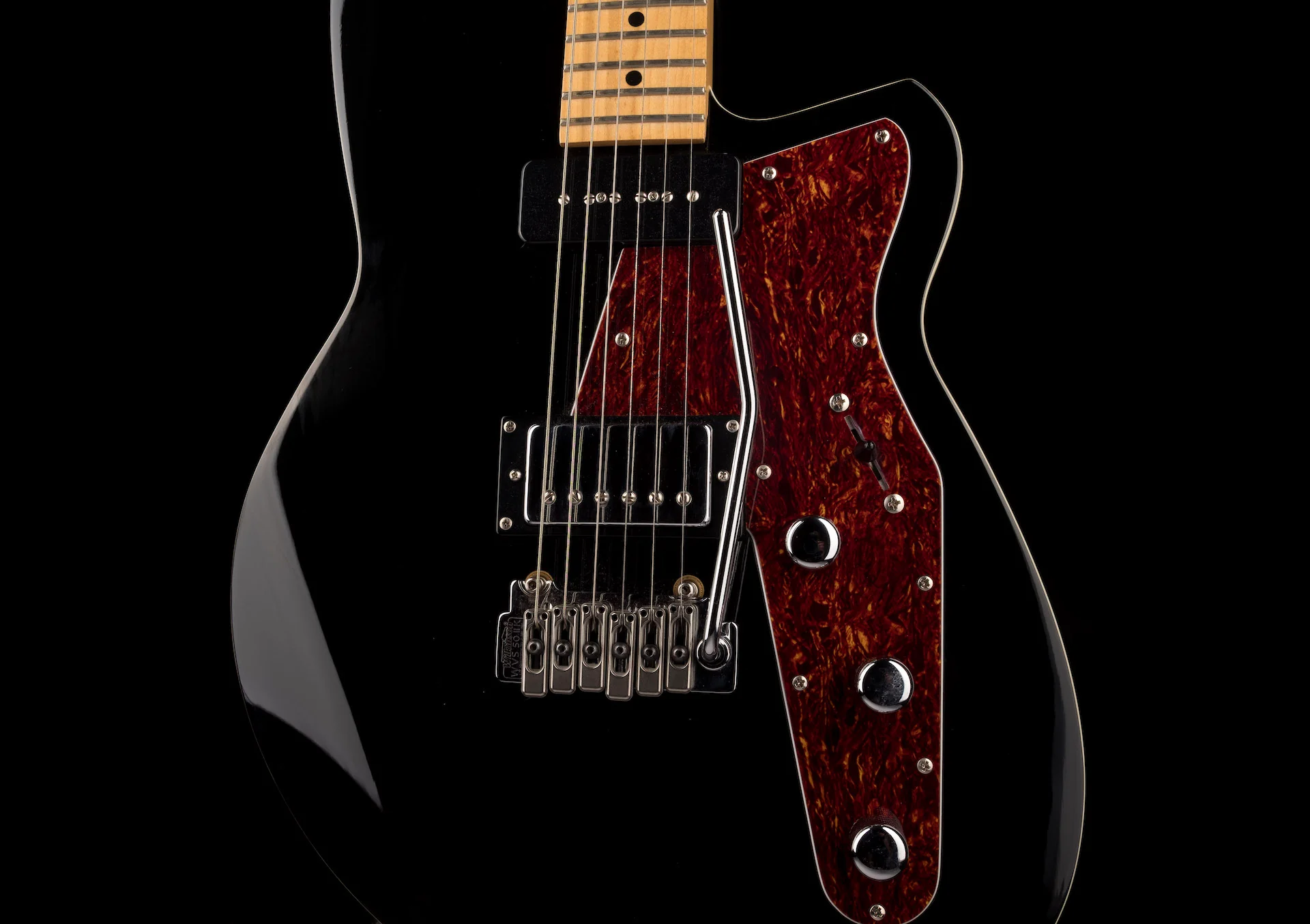 Used Reverend Double Agent Black with Case - Image 6