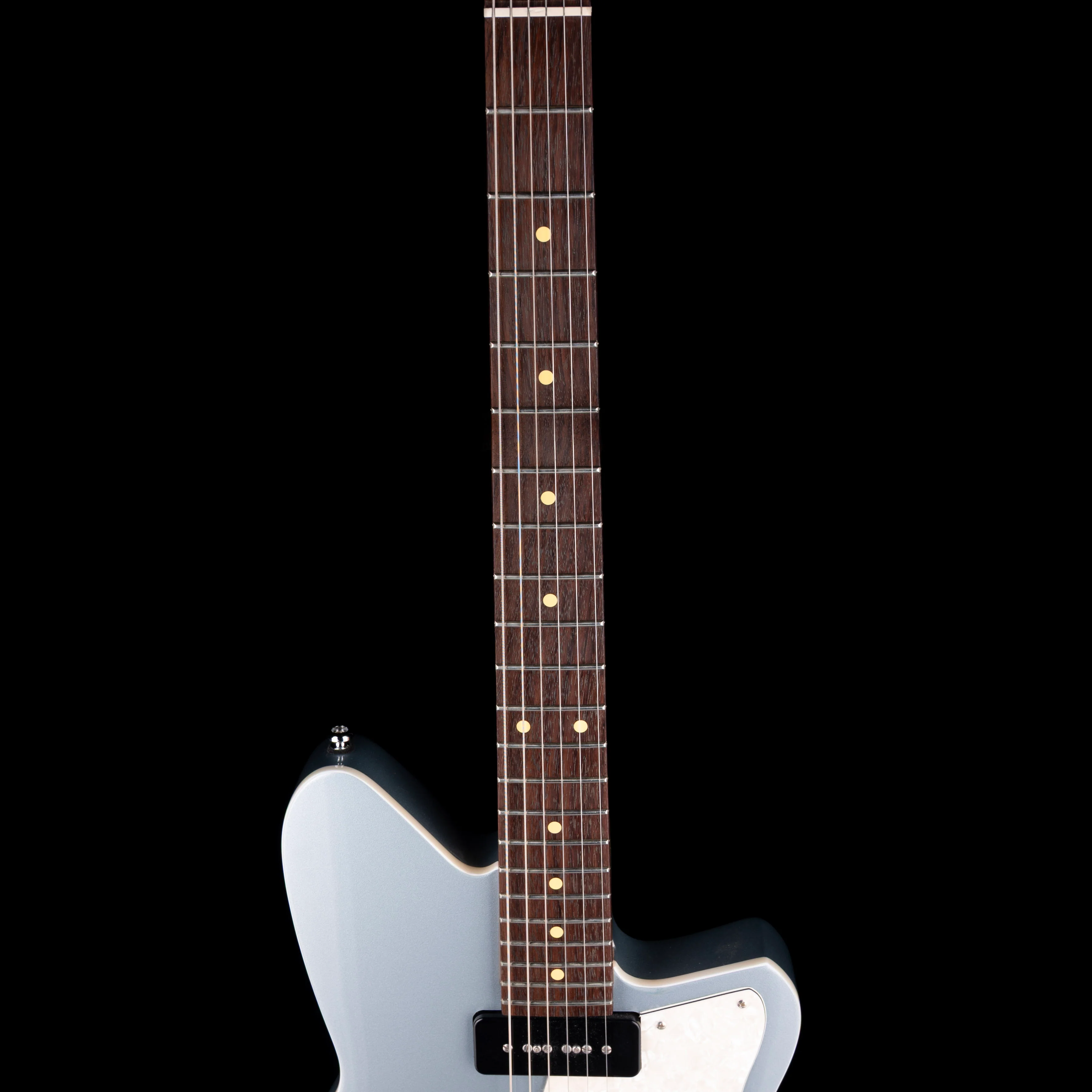 Used Reverend Double Agent W Metallic Silver Freeze with Gig Bag - Image 7