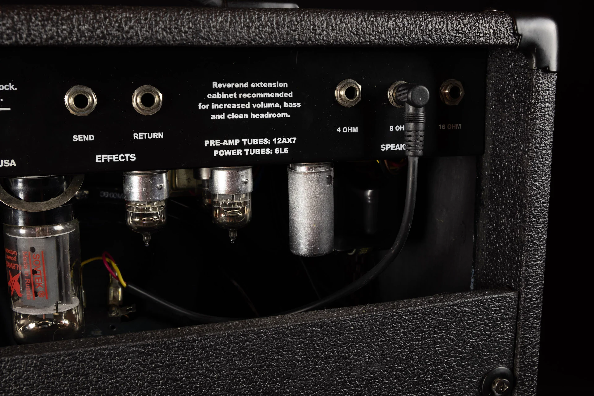 Used '04 Reverend Kingsnake 60-20 1x12 Combo 6L6 Tube Guitar Amp With Cover 1 of 300 Made!! - Image 10