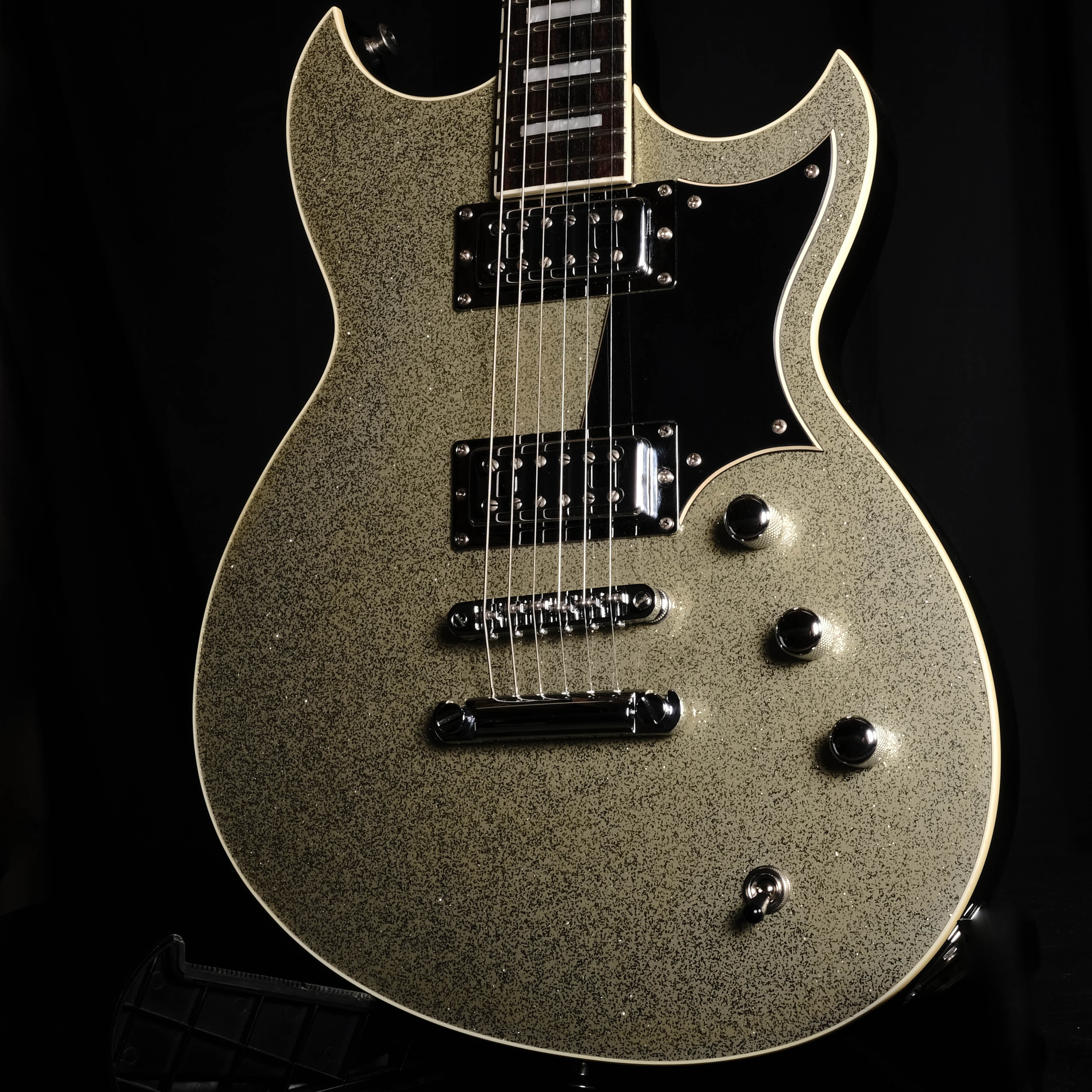 Used Reverend Sensei RT Silver Metallic Electric Guitar With HSC - Image 5