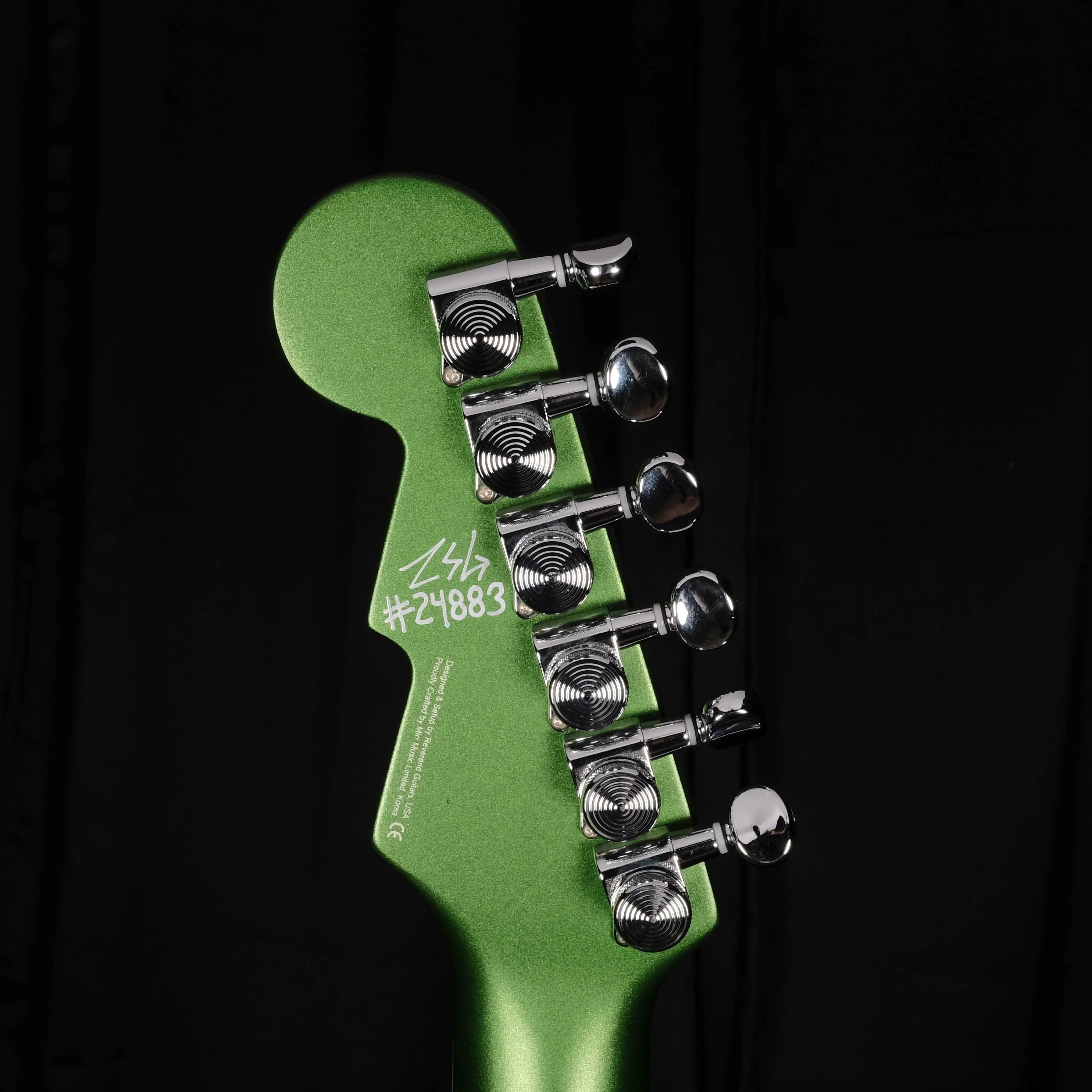Used Reverend Tricky Gomez 290 Green Metallic Electric Guitar With Bigsby OHSC - Image 5