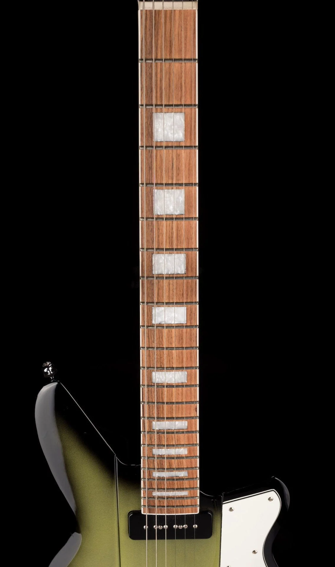 Used Reverend Warhawk DAW Roasted Maple Neck Electric Guitar Avocado Burst - Image 12