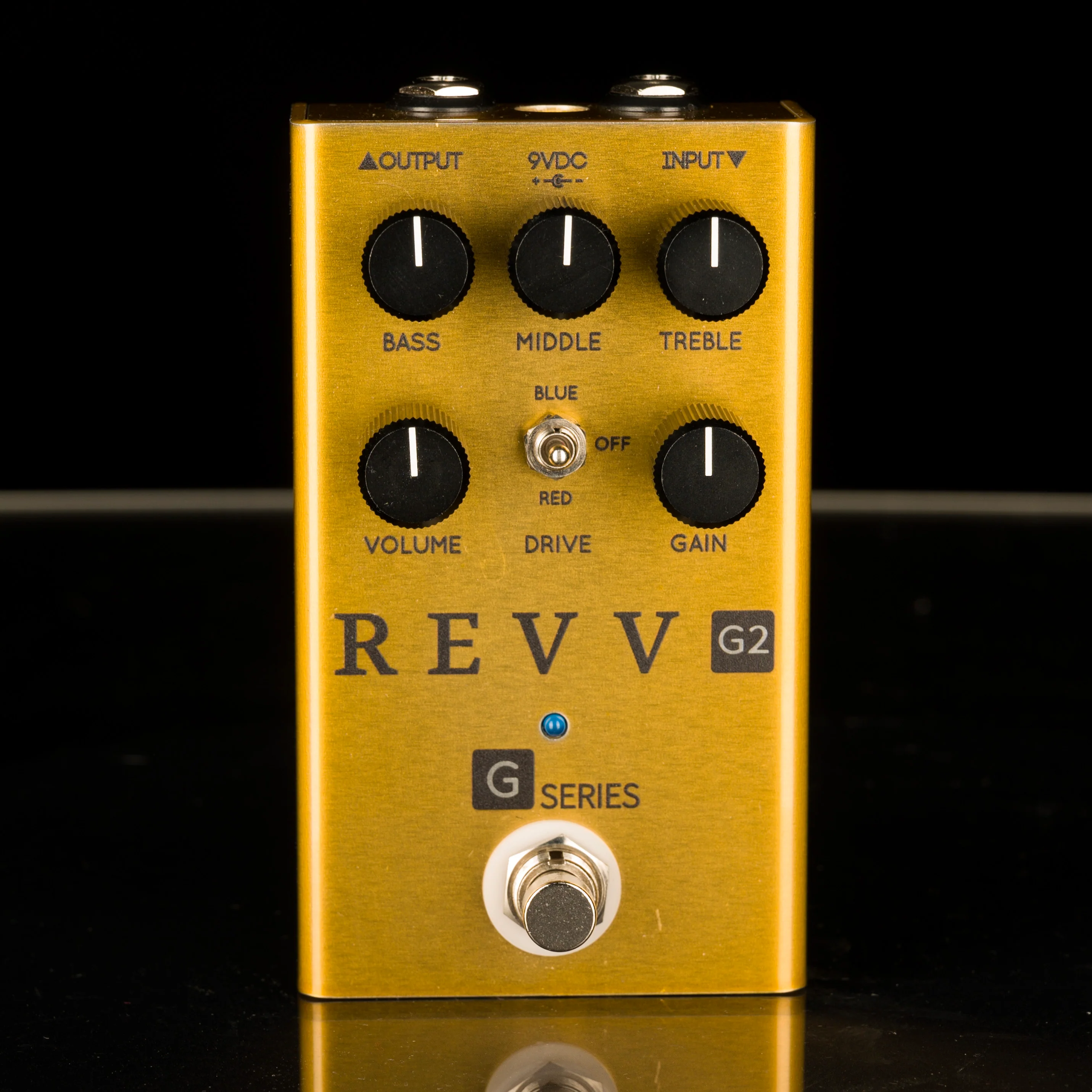 Used Revv G-Series G2 Gold Edition Overdrive Pedal With Box - Image 2