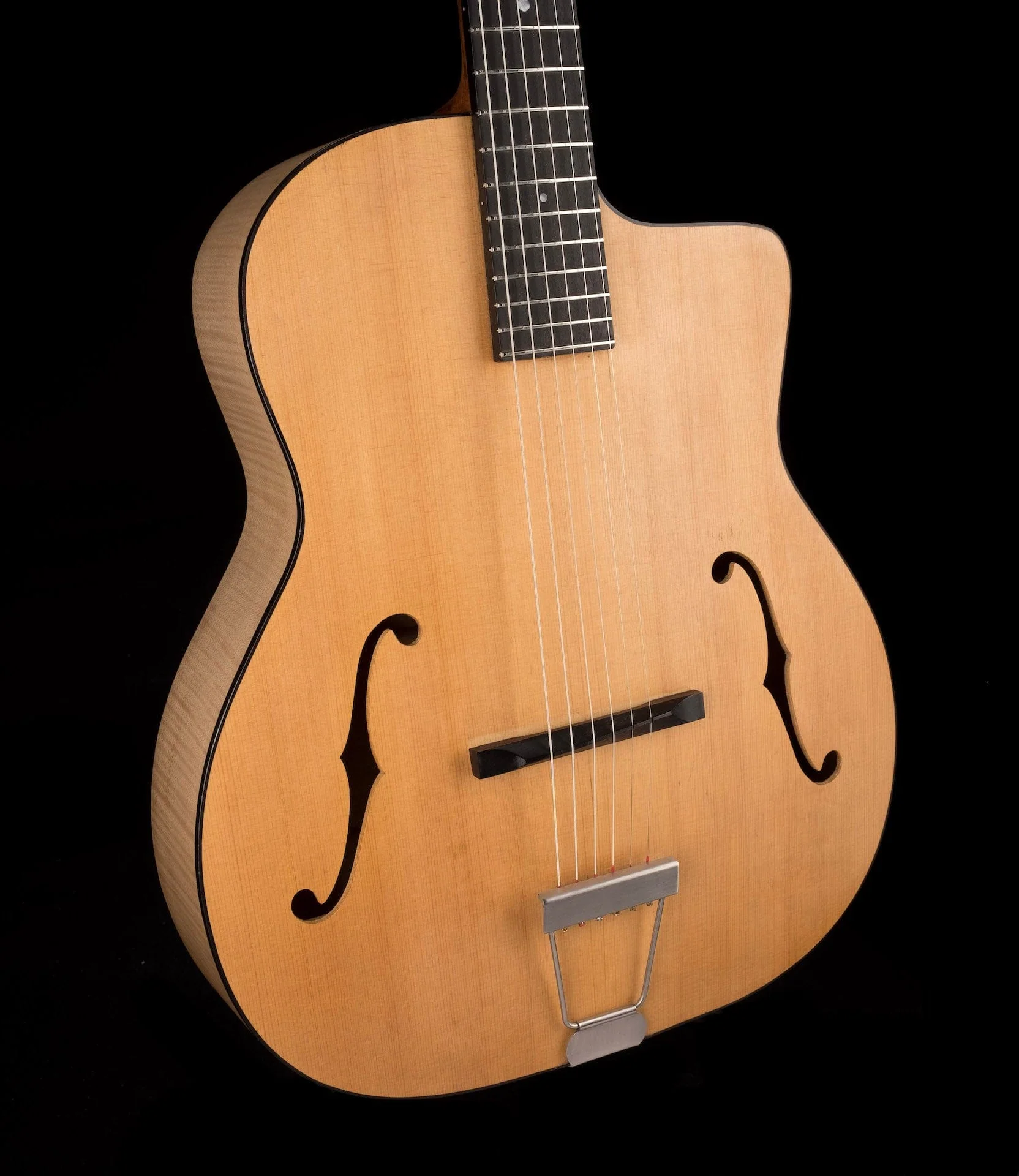 Used Riccardo Mordeglia Manouche FM Model Gypsy Guitar Natural - Image 7