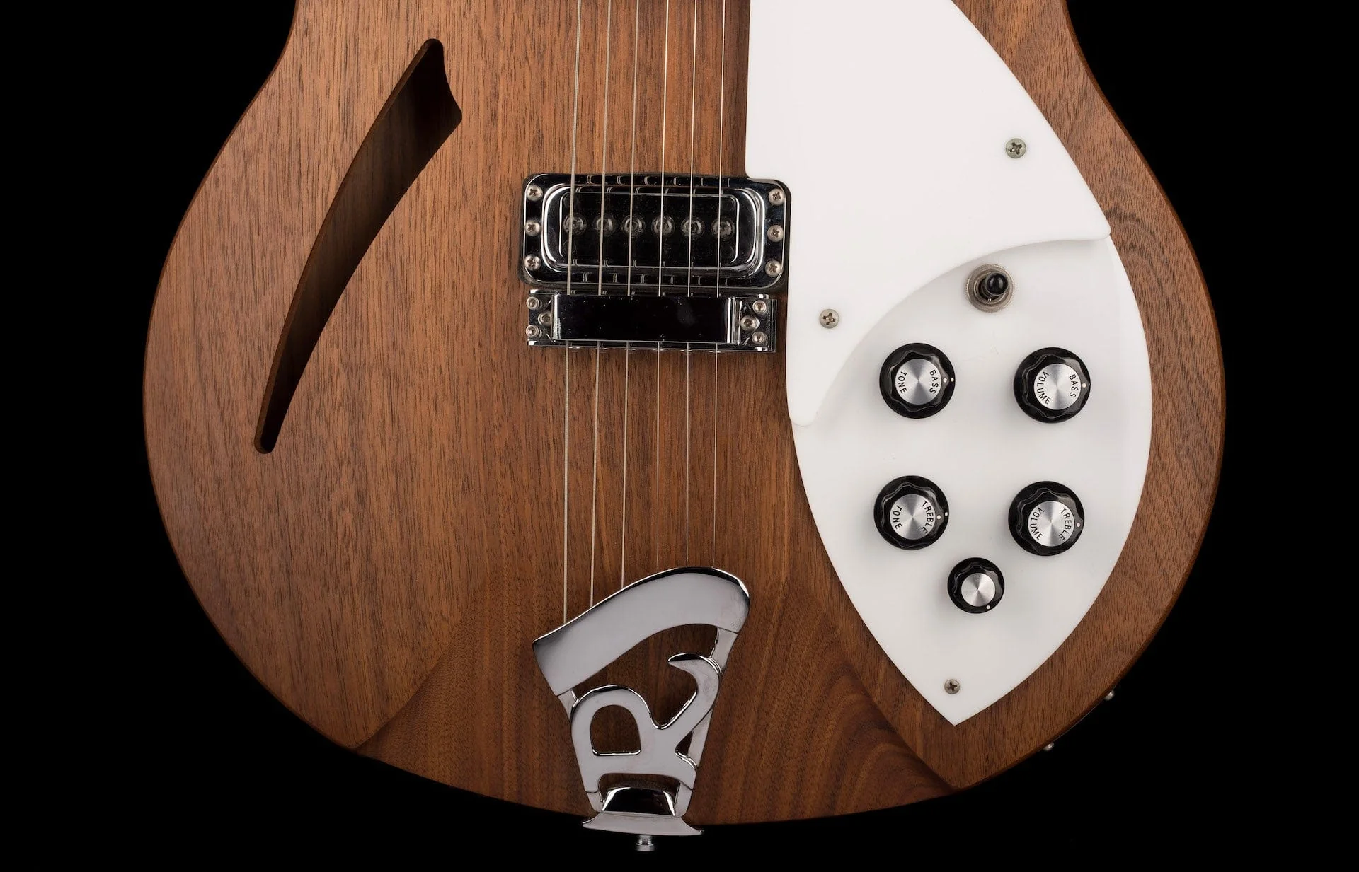 Used Rickenbacker 330 Walnut 6 String Guitar with OHSC - Image 5