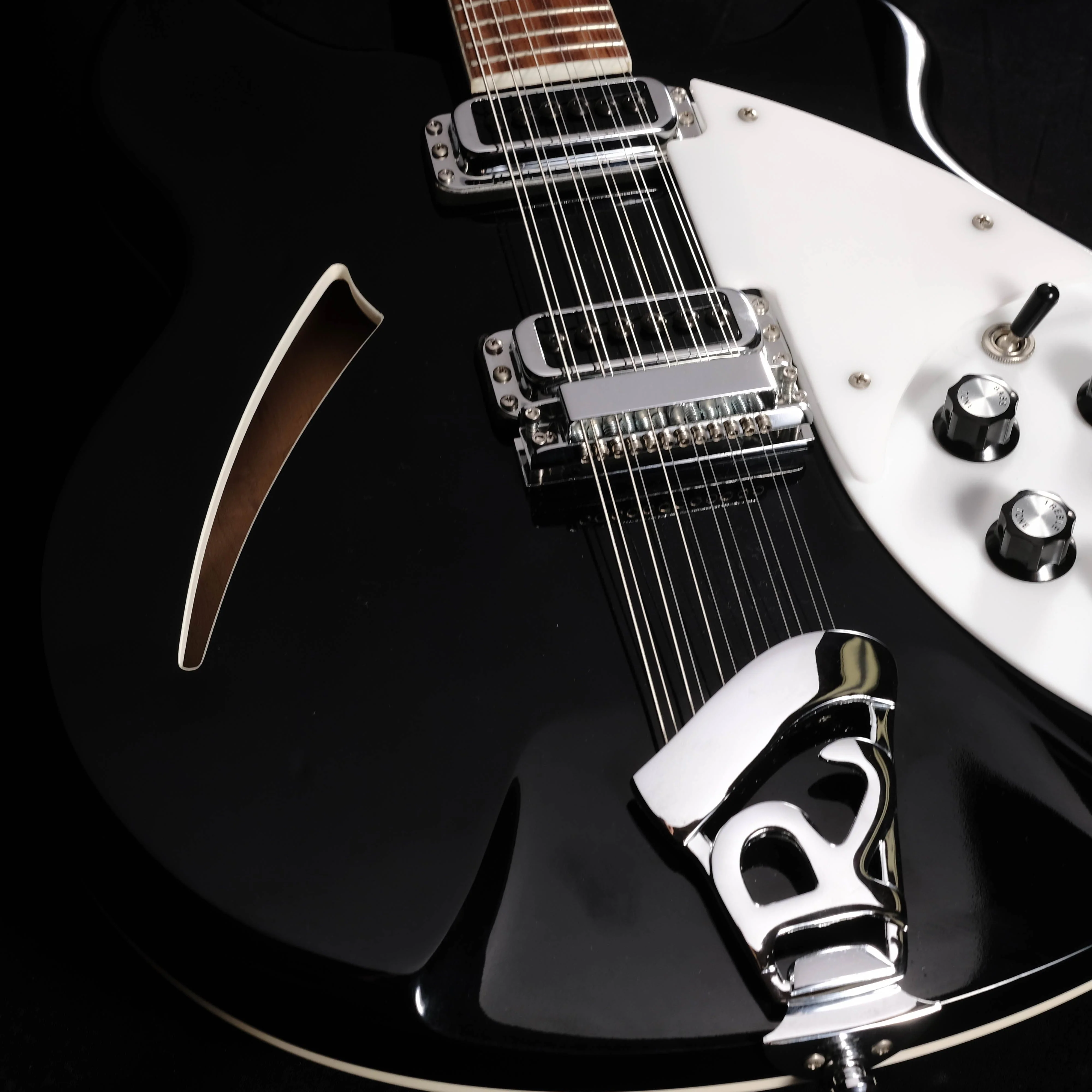 Used Rickenbacker 360/12 Jetglo Electric Guitar With OHSC - Image 4