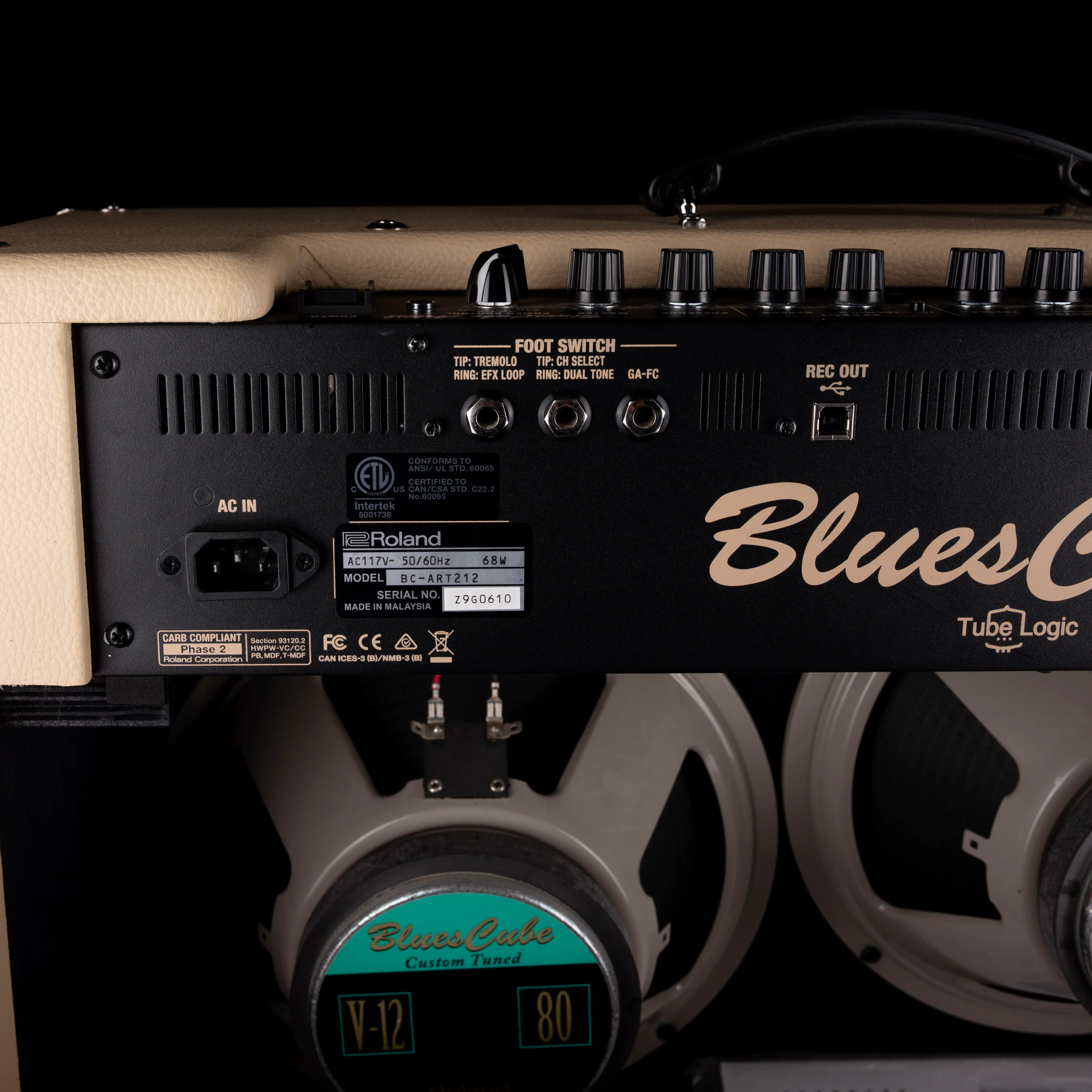 Pre Owned Roland Blues Cube Artist 80-Watt 2x12 Guitar Amp Combo - Image 10