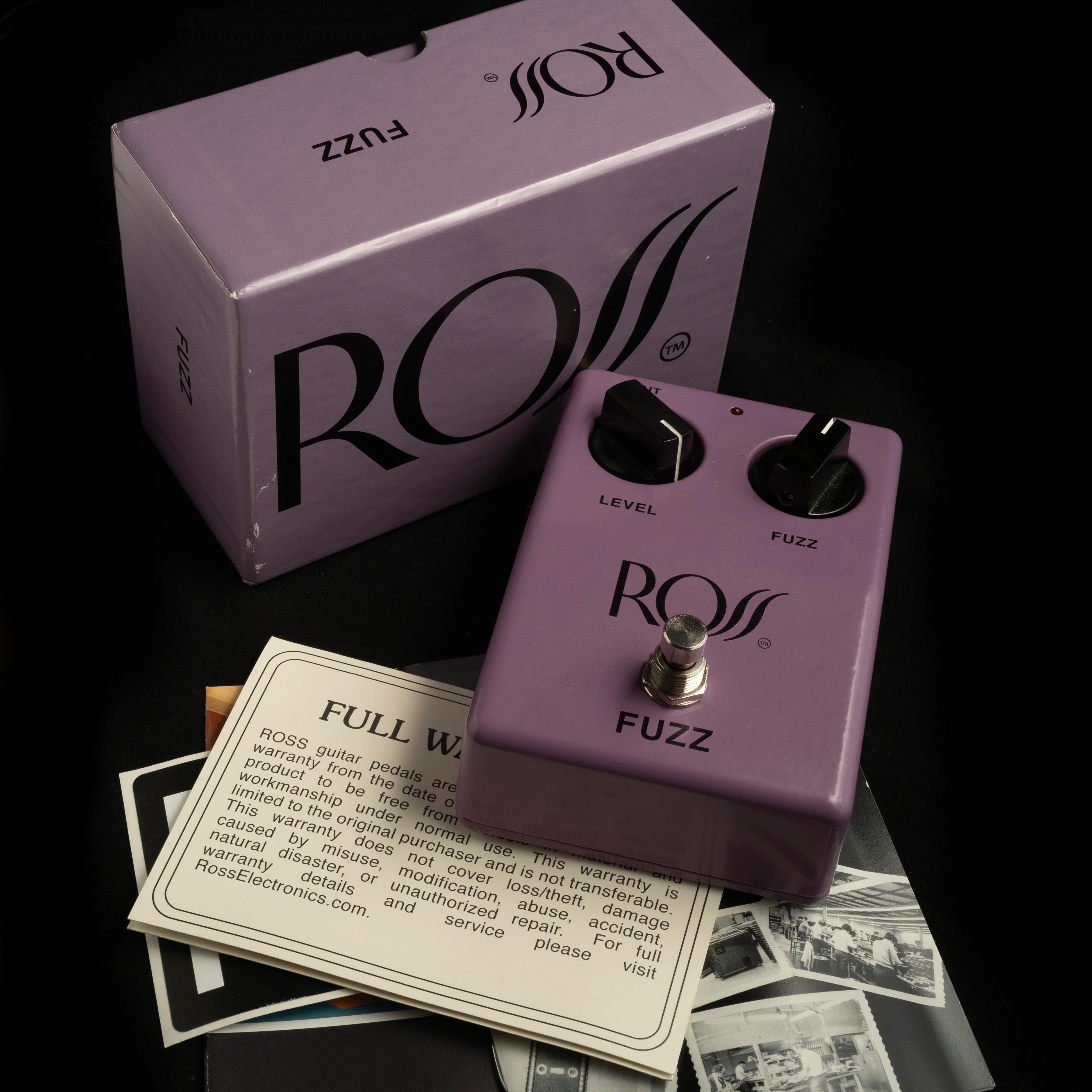 Used Ross Fuzz Pedal with Box