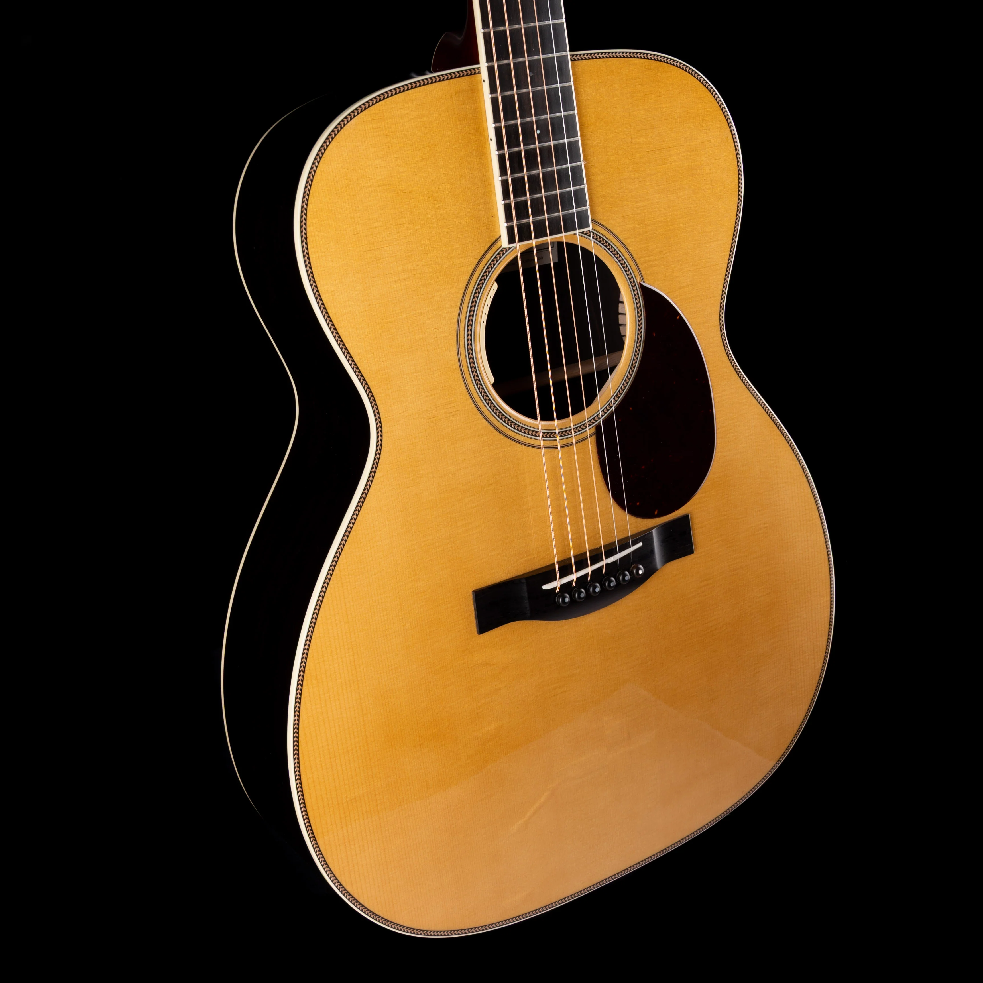 Used Santa Cruz OM Grand Natural Acoustic Electric Guitar with OHSC - Image 5