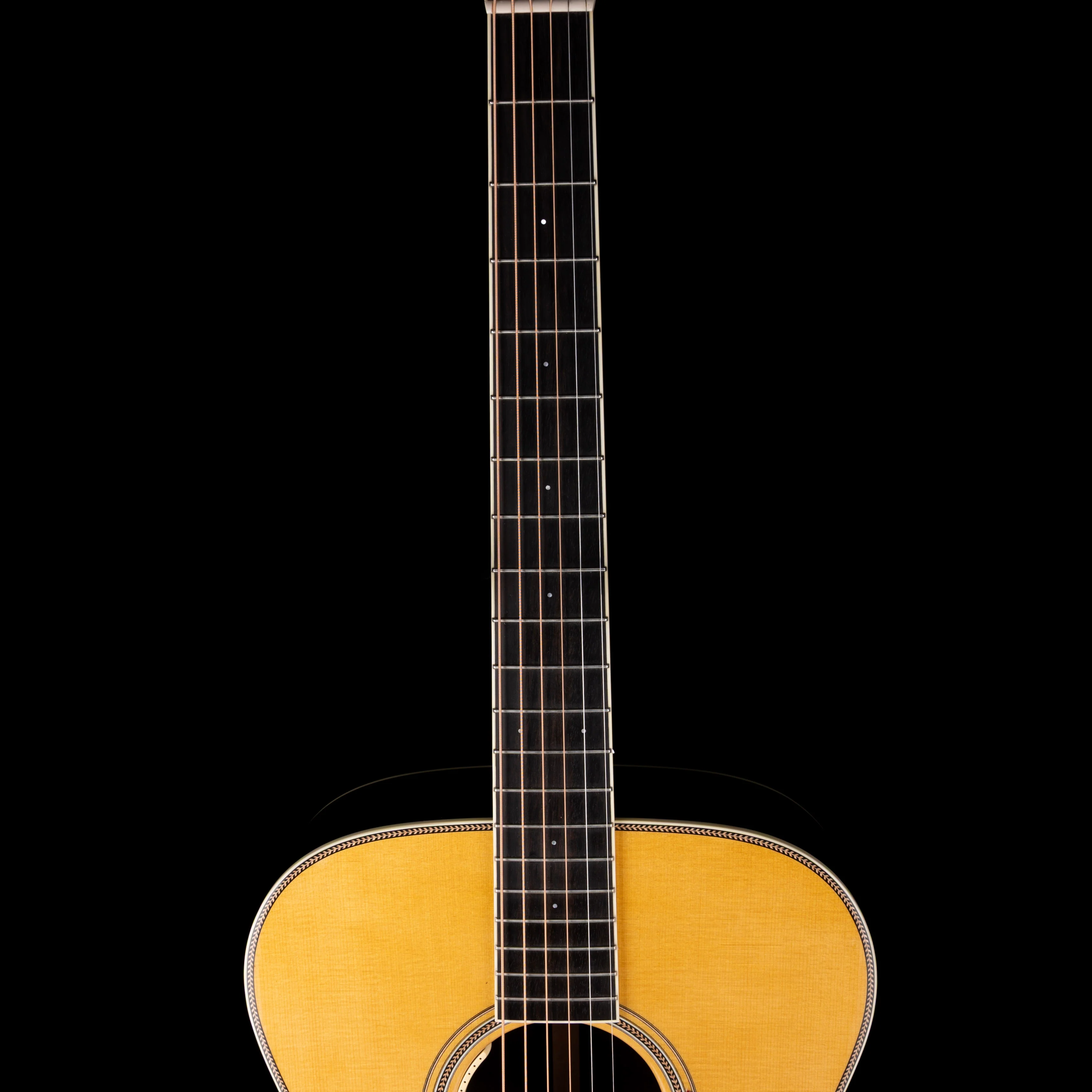Used Santa Cruz OM Grand Natural Acoustic Electric Guitar with OHSC - Image 9