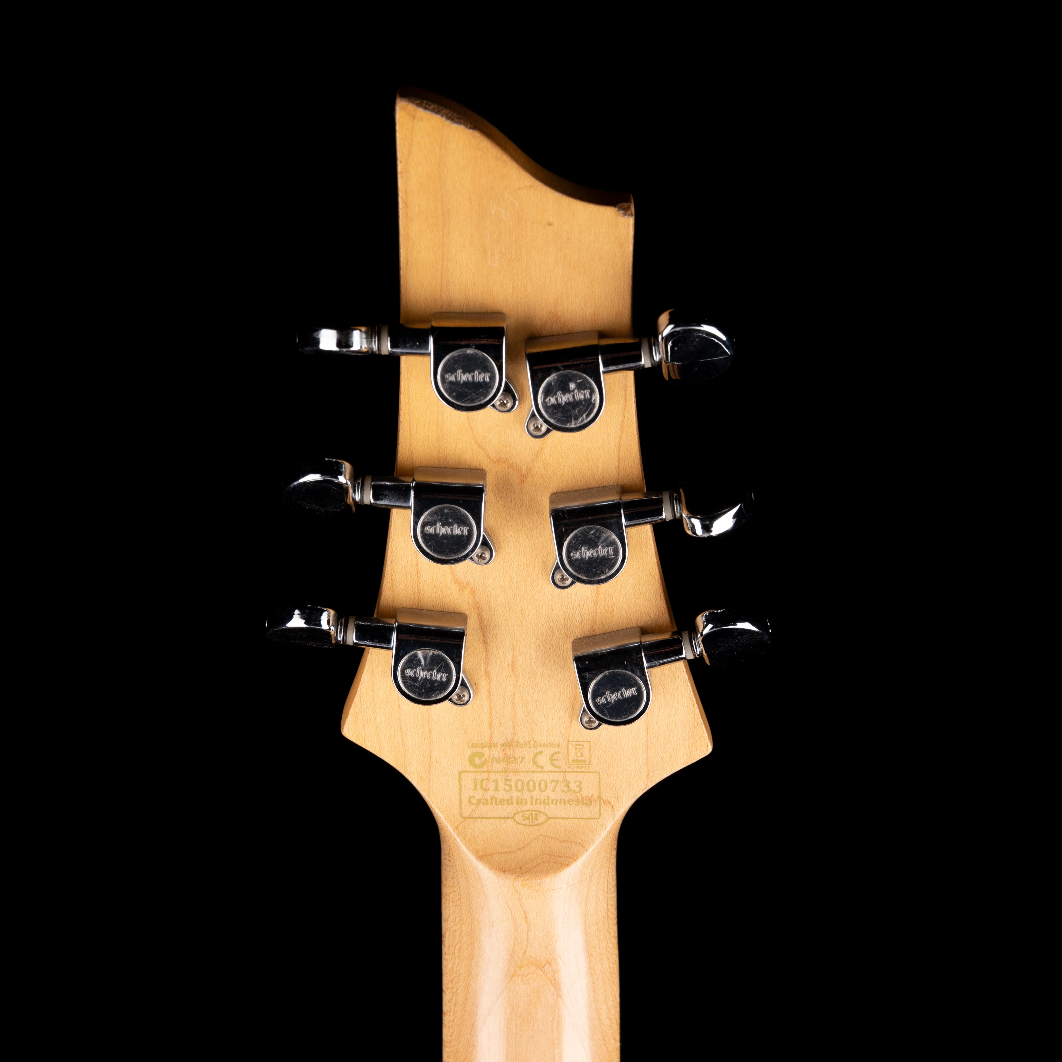 Used Schecter C-6 Plus Cherry Burst Electric Guitar - Image 14