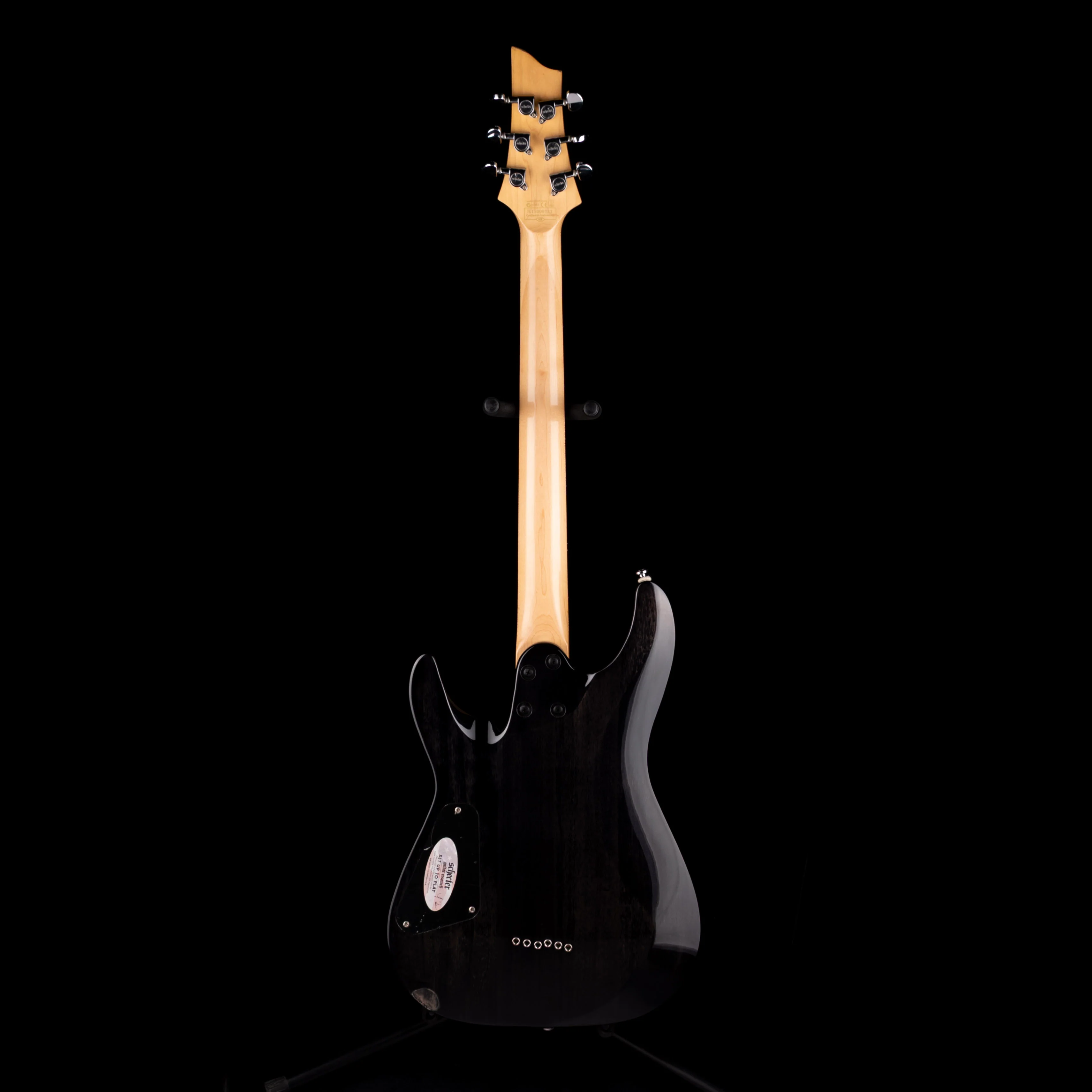 Used Schecter C-6 Plus Cherry Burst Electric Guitar - Image 9