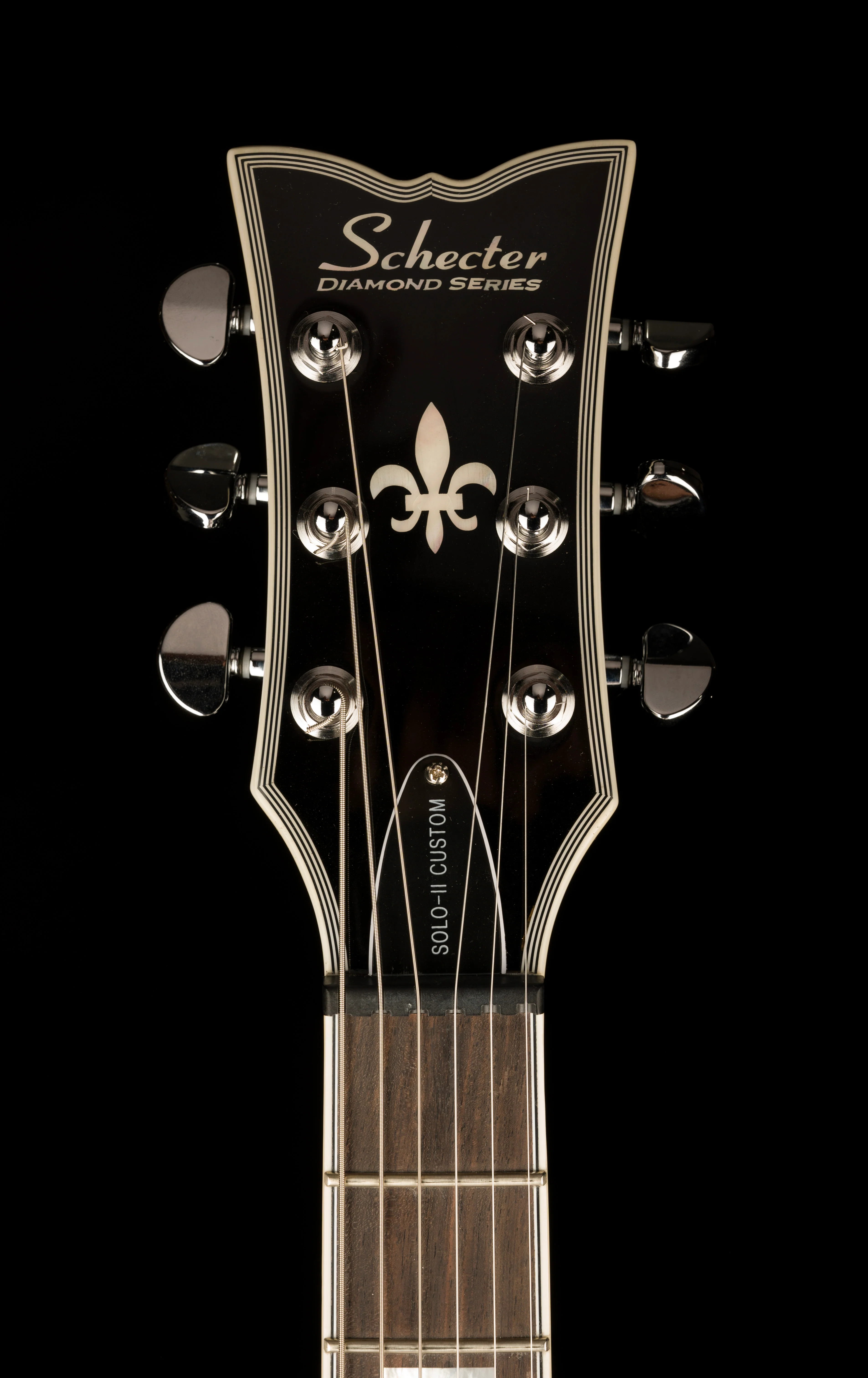 Used Schecter Diamond Series Solo-II Custom Gloss Natural with Case - Image 16