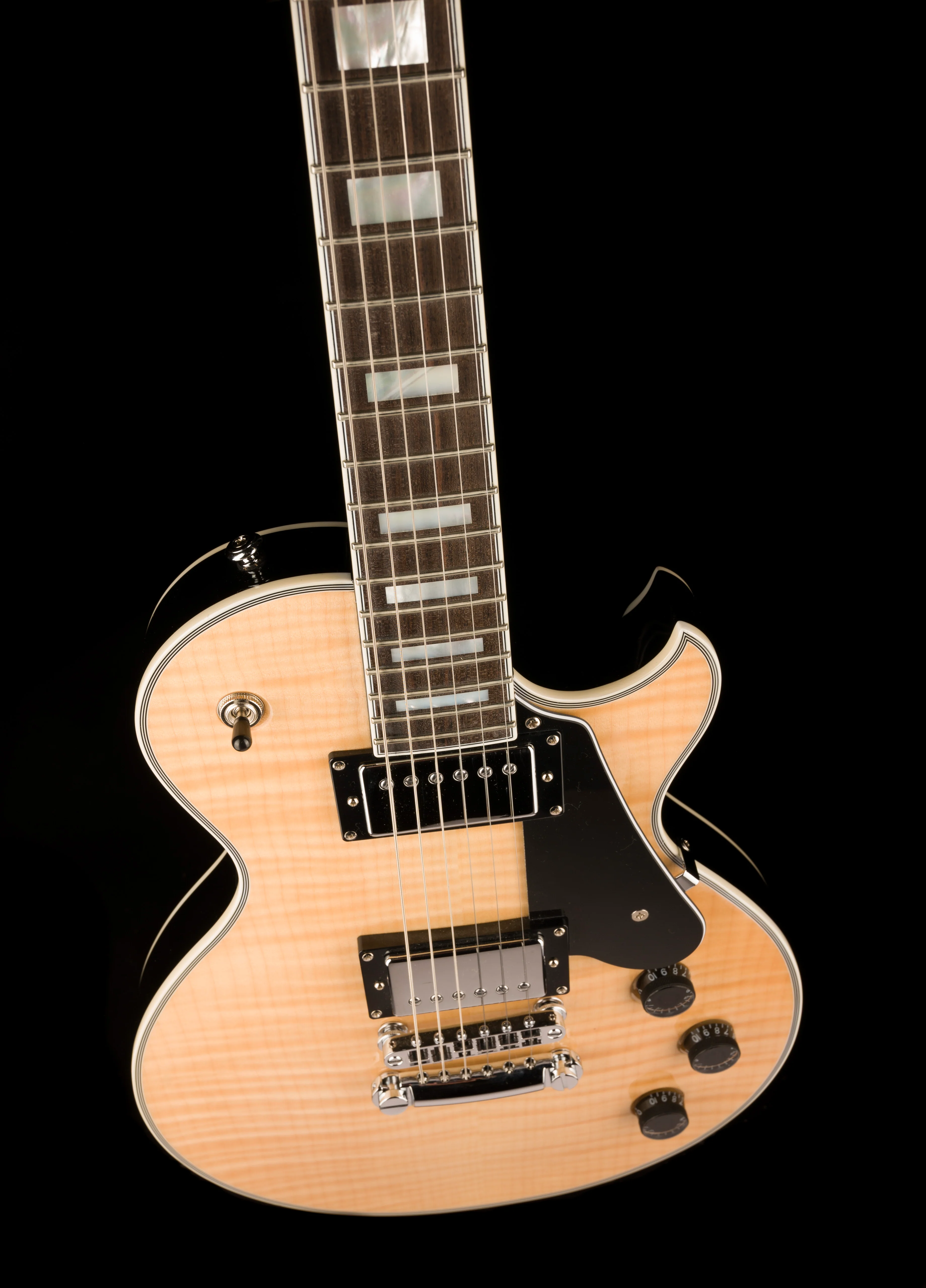 Used Schecter Diamond Series Solo-II Custom Gloss Natural with Case - Image 4