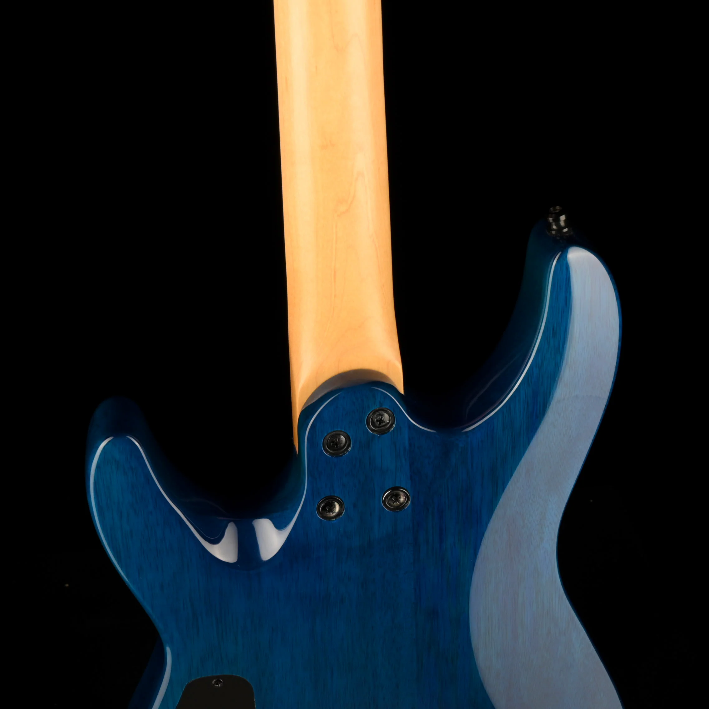 Used Schecter Elite C-6 Aqua Burst Electric Guitar With Gig Bag - Image 11