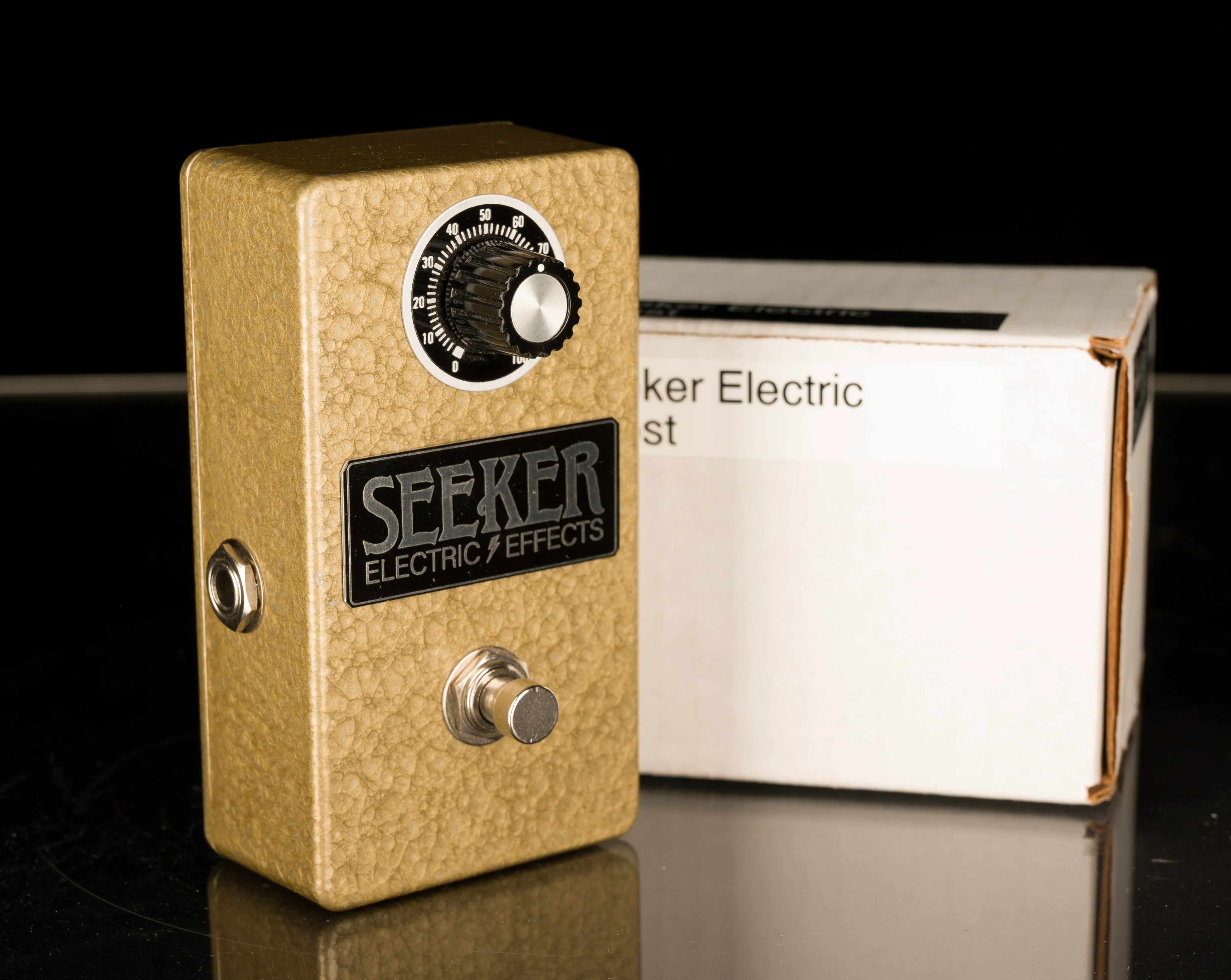 Used Seeker Electric Effects Range Master Treble Booster Drive Pedal With Box