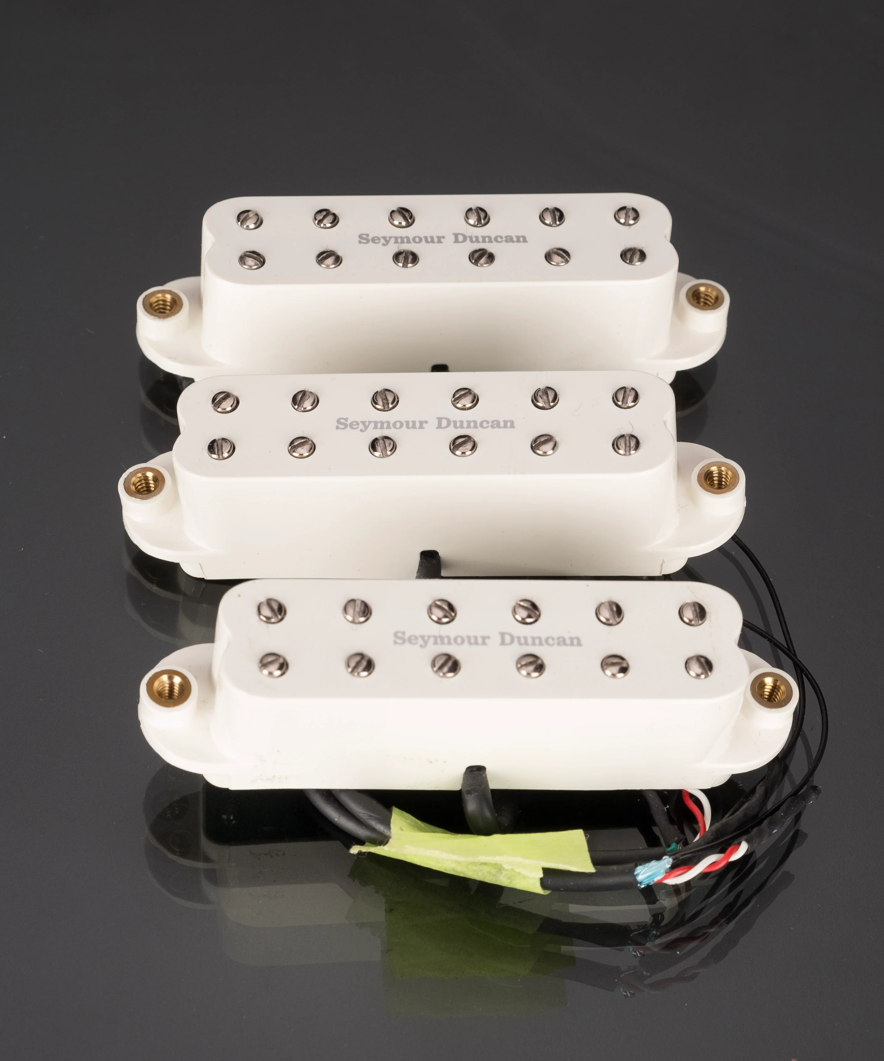 Used Seymour Duncan Billy Gibbons' Red Devil Stratocaster Pickup Set - White - Image 3
