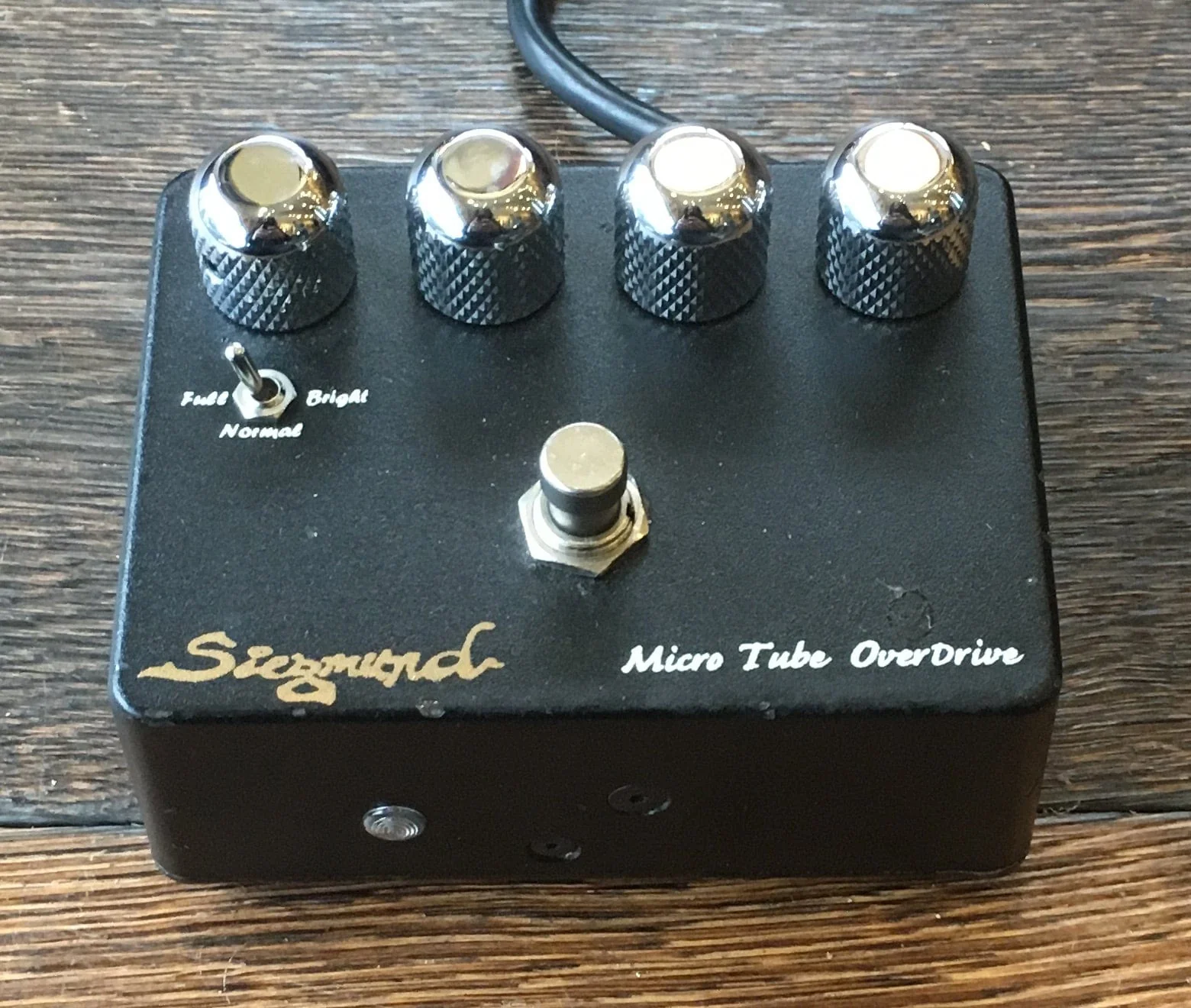 Used Siegmund Micro Tube Overdrive Guitar Effect Pedal With Box - Image 2