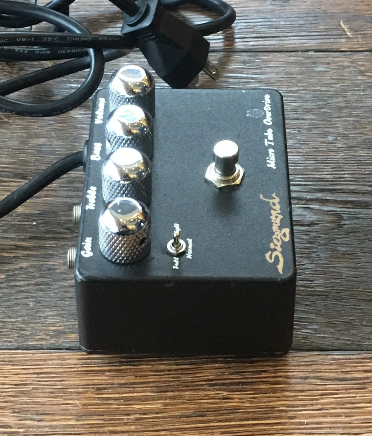 Used Siegmund Micro Tube Overdrive Guitar Effect Pedal With Box - Image 5