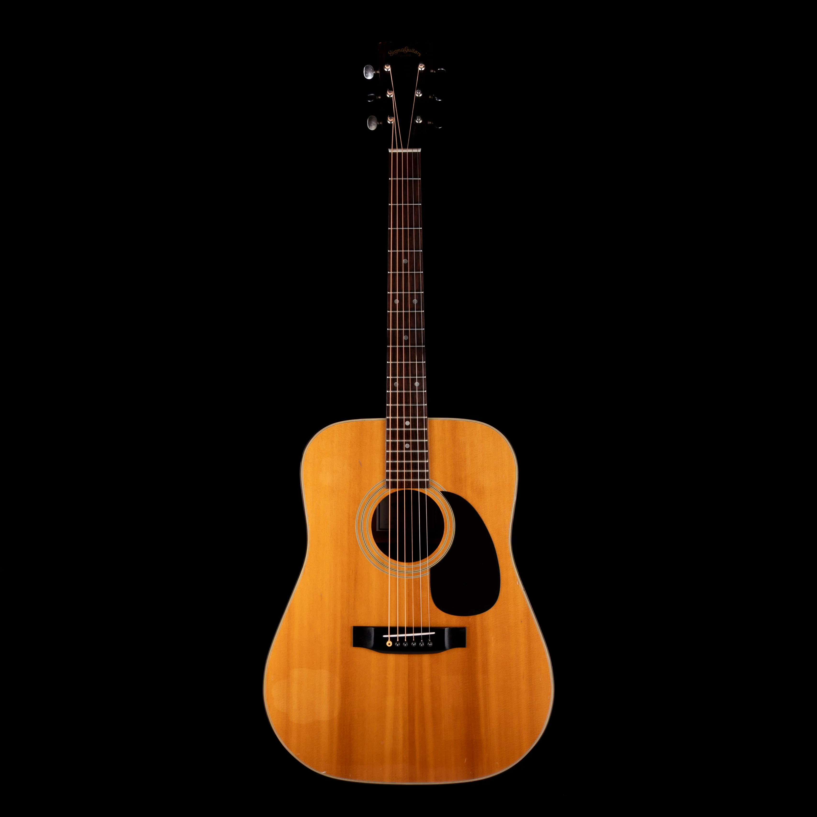 Used Sigma by Martin DM-4 Dreadnought Acoustic Natural With Gig Bag - Image 2