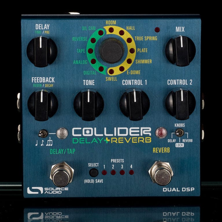 Used Source Audio Collider Reverb/Delay Guitar Effect Pedal With Box - Image 2