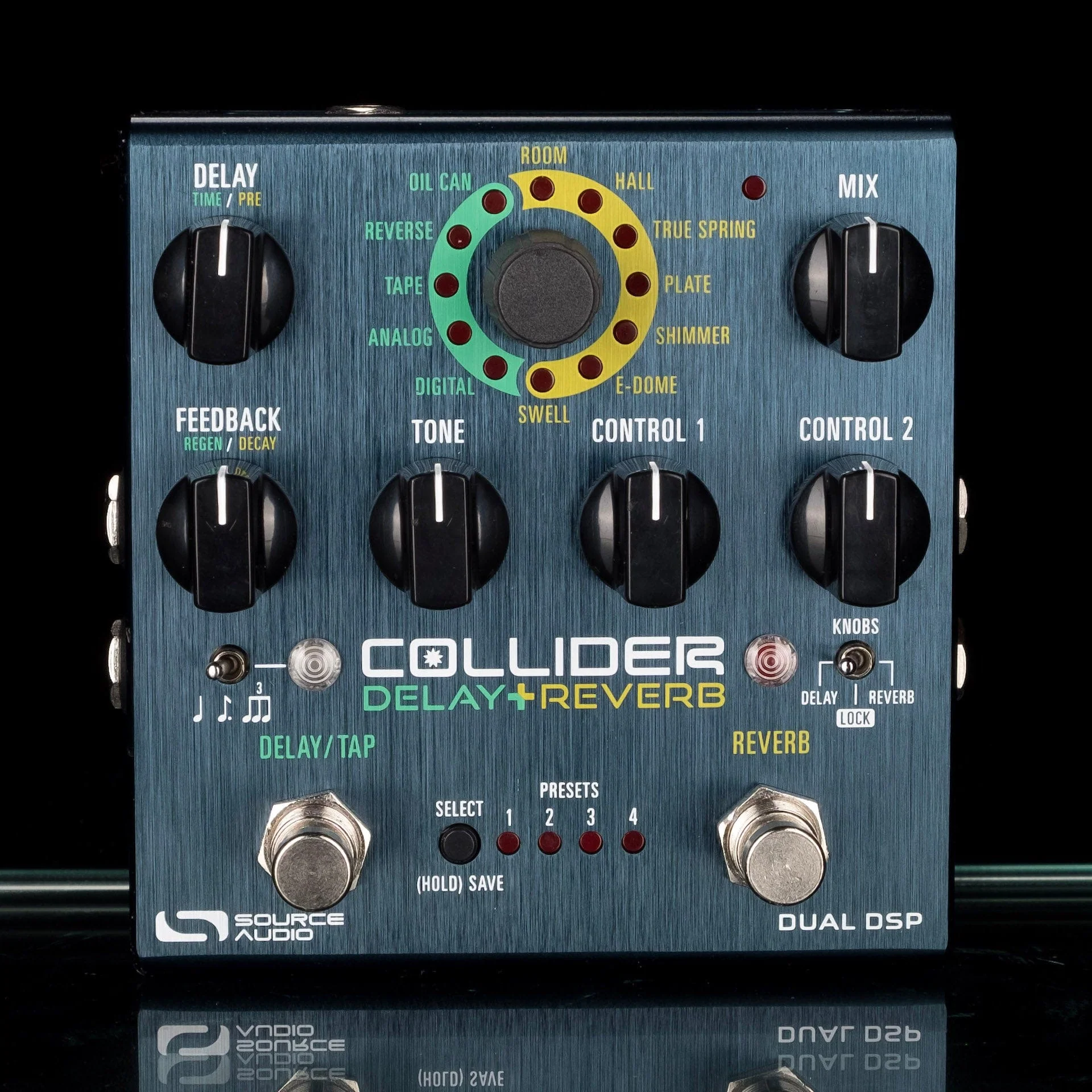 Used Source Audio Collider Stereo Delay Reverb with Box - Image 2
