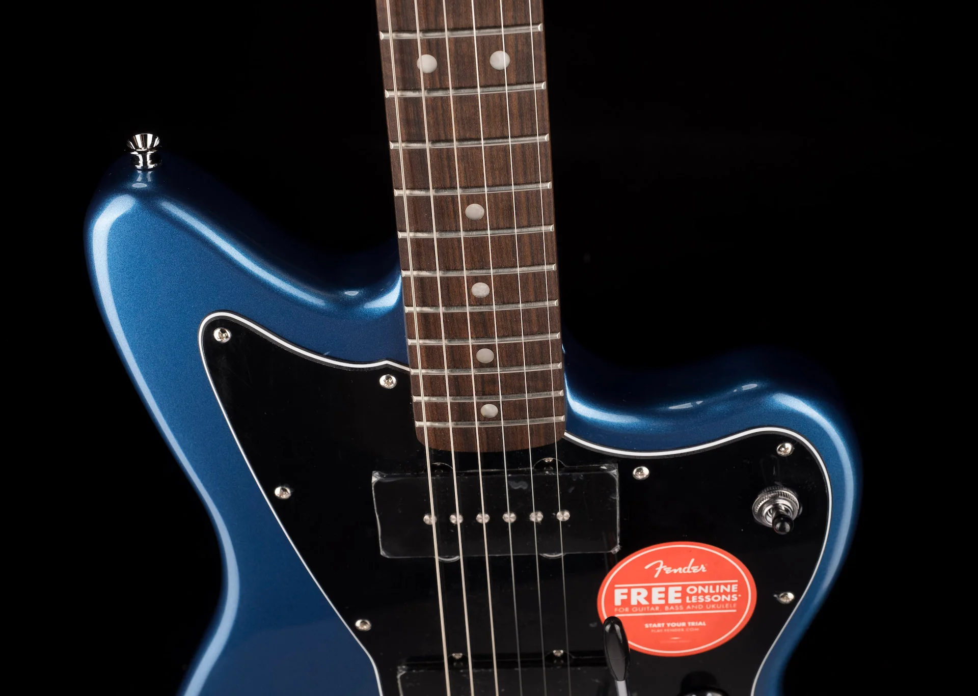 Used Squier Affinity Jazzmaster Lake Placid Blue - Image 3