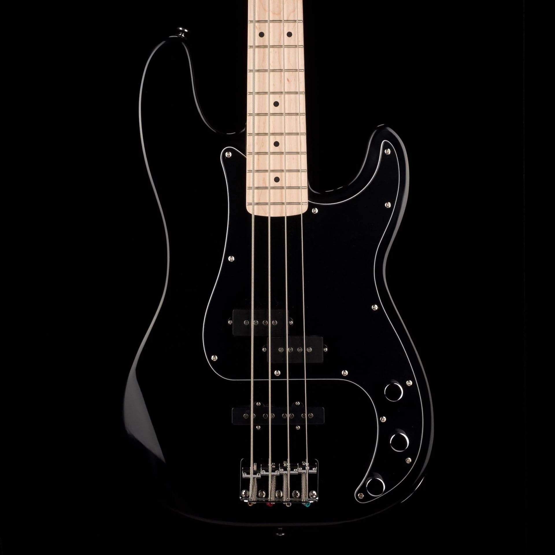 Used Squier Affinity PJ Bass Black with Gig Bag
