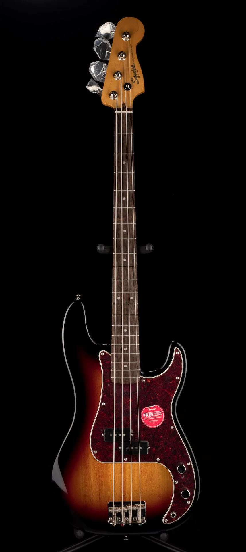 Used Squier Classic Vibe '60s Precision Bass 3-Tone Sunburst with Gig Bag - Image 2