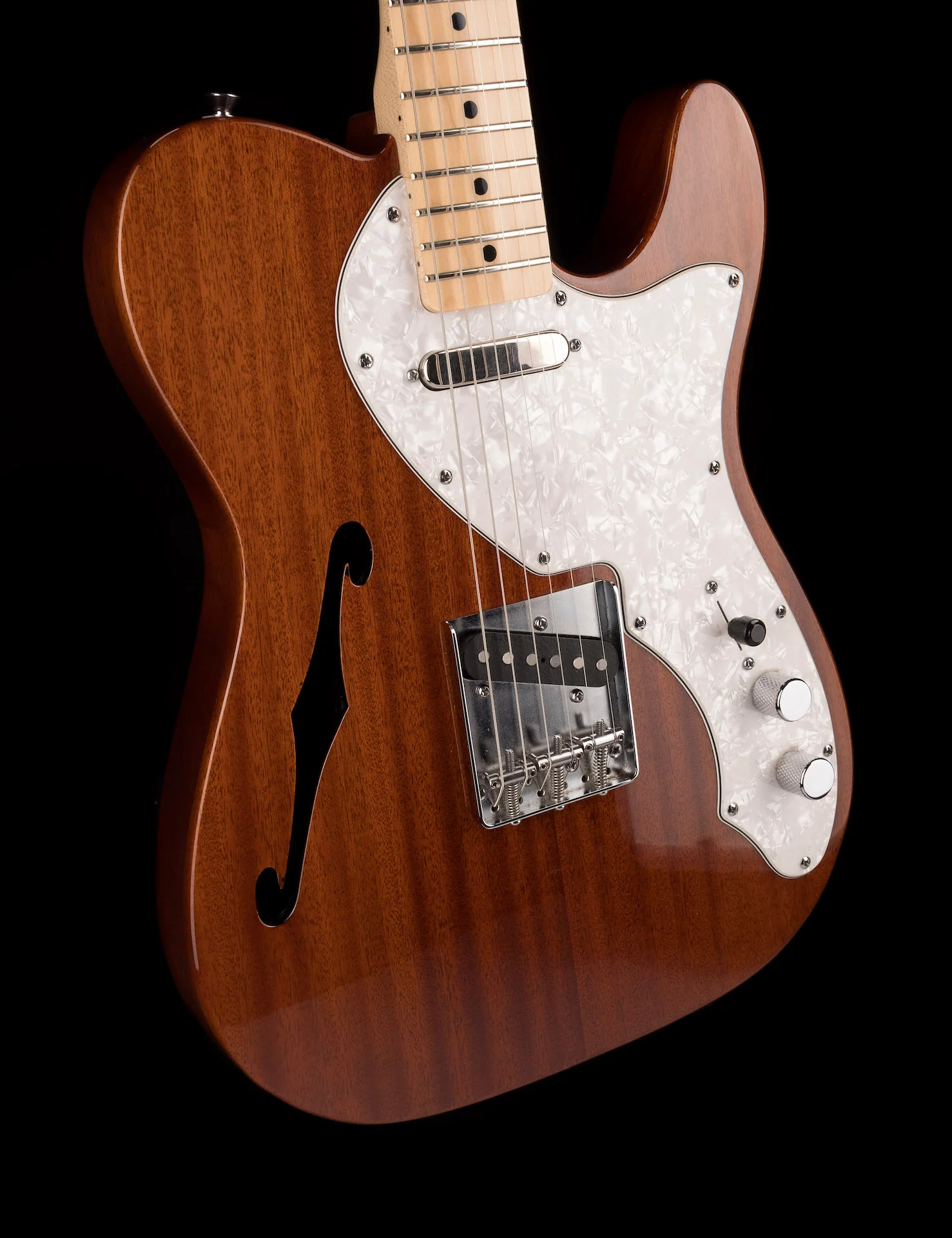 Used Squier Classic Vibe Telecaster Thinline Natural With Case - Image 10